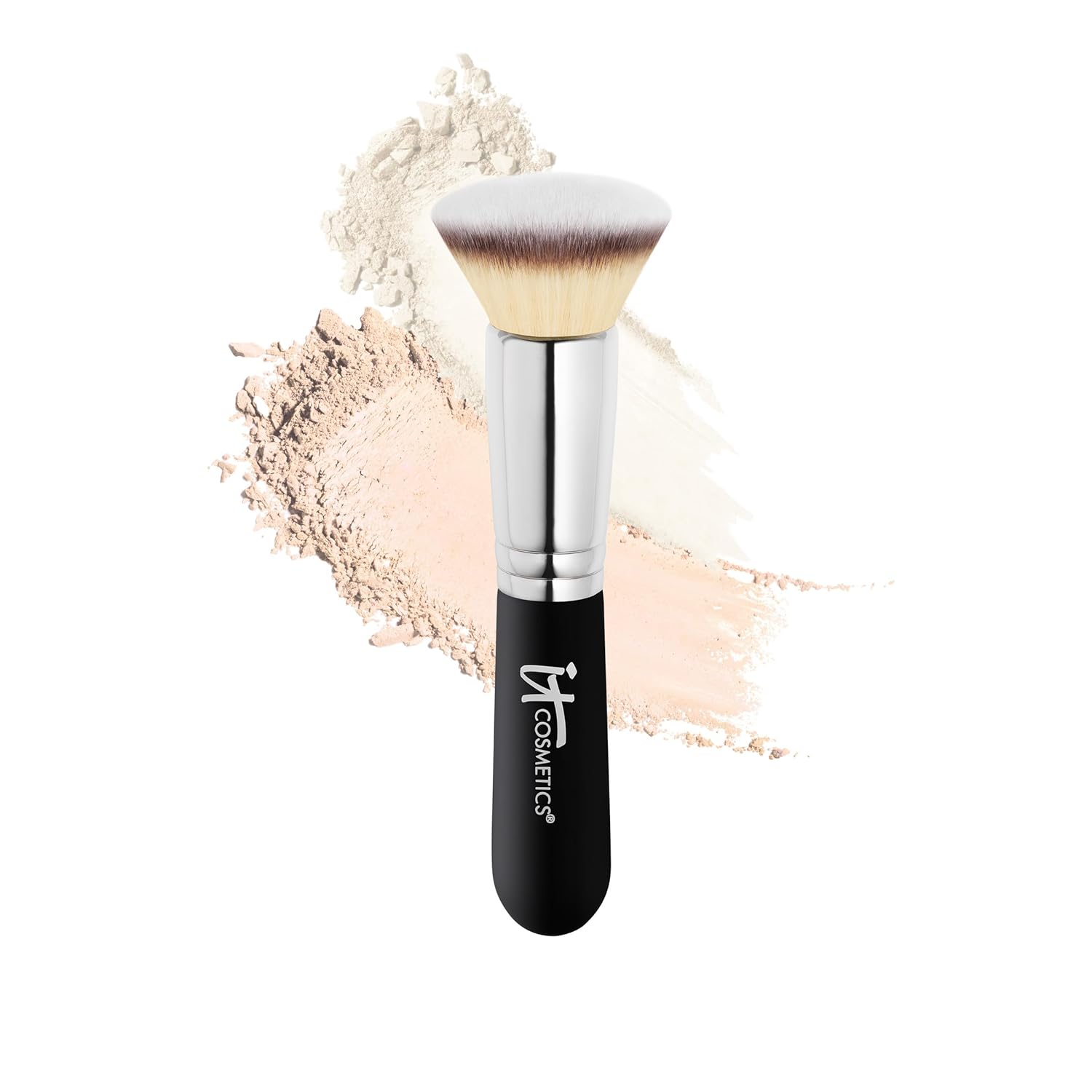 IT Cosmetics Heavenly Luxe Flat Top Buffing Foundation Brush #6 – Foundation Brush for Liquid Makeup & Foundation Powder – Makeup Brush With Award-Winning Heavenly Luxe Hair IT Cosmetics Heavenly Luxe Flat Top Buffing Foundation Brush #6 – Foundation Brush for Liquid Makeup & Foundation Powder – Makeup Brush With Award-Winning Heavenly Luxe Hair