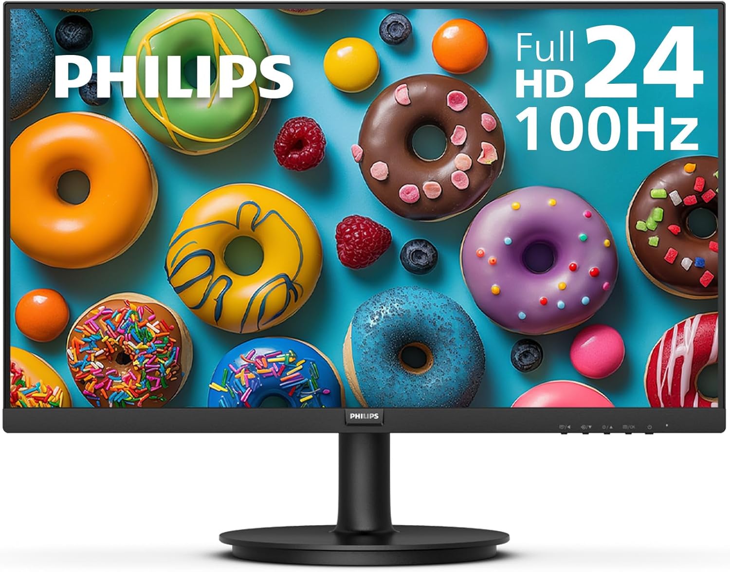 PHILIPS 24 inch Frameless Full HD (1920 x 1080) 100Hz Monitor, VESA, HDMI x1, VGA Port x1, Eye Care, 4 Year Advance Replacement Warranty, 241V8LB PHILIPS 24 inch Frameless Full HD (1920 x 1080) 100Hz Monitor, VESA, HDMI x1, VGA Port x1, Eye Care, 4 Year Advance Replacement Warranty, 241V8LB