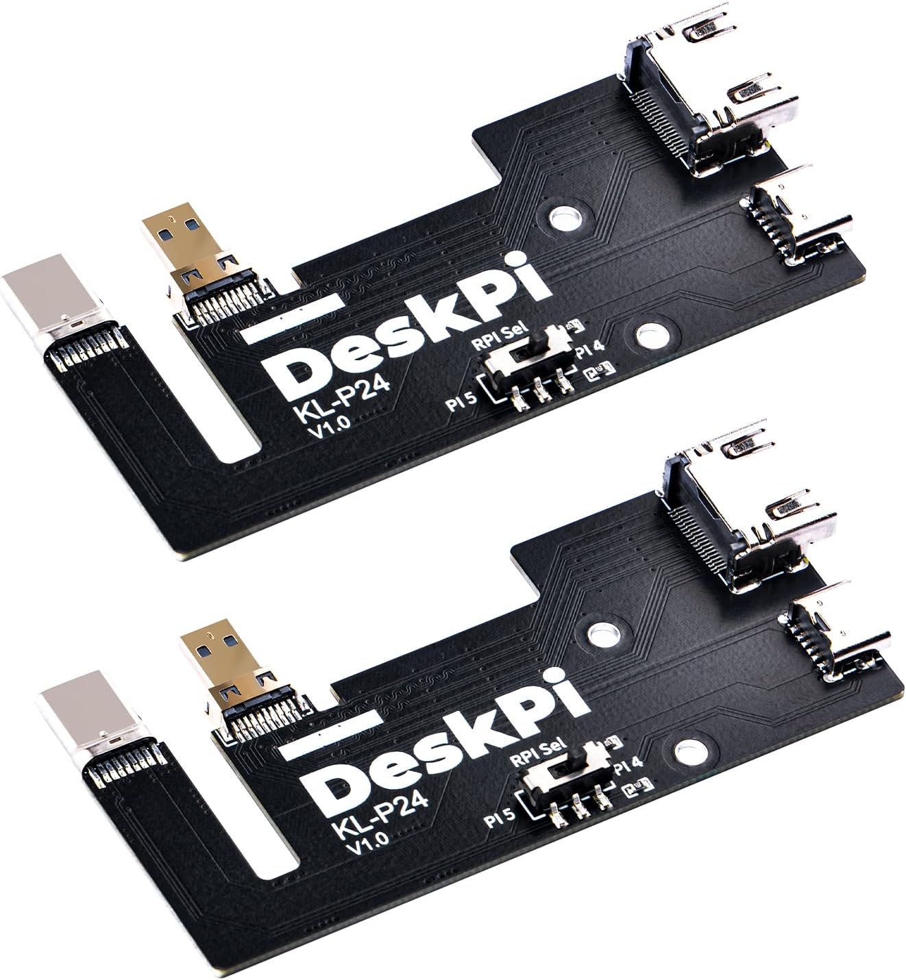 GeeekPi Micro HDMI to HDMI Adapter Board for Raspberry Pi 5 / Pi 4B, Compatible with DeskPi RackMate Accessories SBC Shell 10 inch 1U Rack GeeekPi Micro HDMI to HDMI Adapter Board for Raspberry Pi 5 / Pi 4B, Compatible with DeskPi RackMate Accessories SBC Shell 10 inch 1U Rack