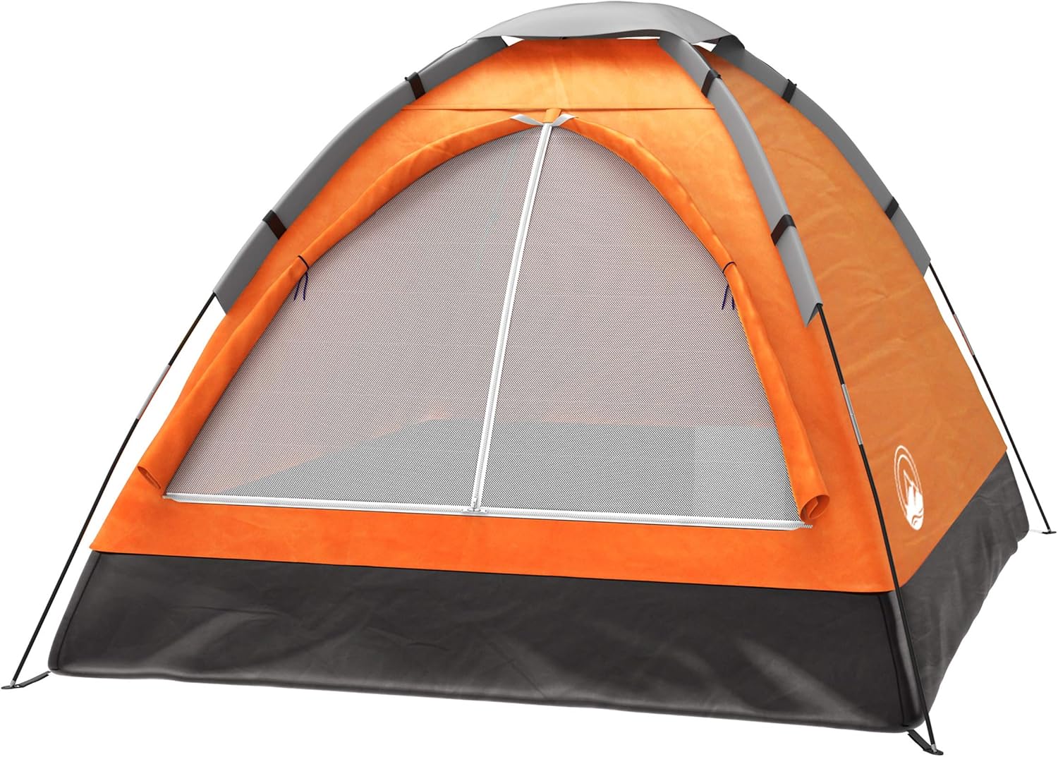 2-Person Camping Tent – Includes Rain Fly and Carrying Bag – Lightweight Compact Outdoor Tent for Backpacking, Hiking, or Beaches by Wakeman (Orange) 2-Person Camping Tent – Includes Rain Fly and Carrying Bag – Lightweight Compact Outdoor Tent for Backpacking, Hiking, or Beaches by Wakeman (Orange)