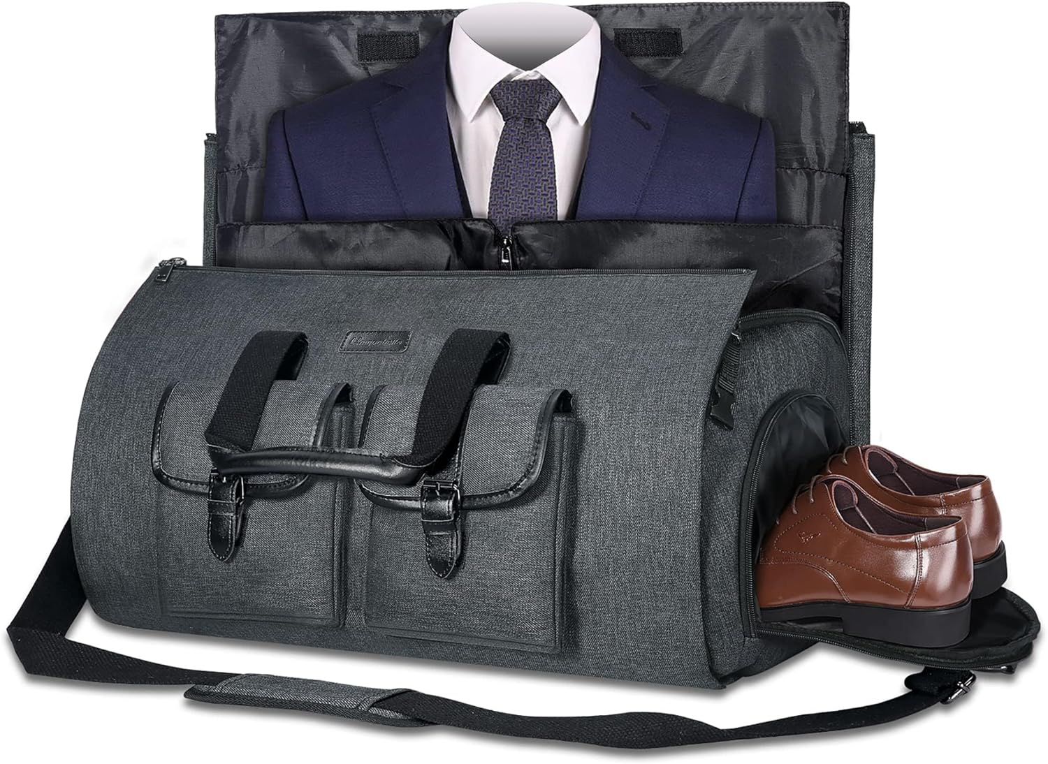 UNIQUEBELLA Carry-on Garment Bag Large Duffel Bag Suit Travel Bag Weekend Bag Flight Bag with Shoe Pouch for Men Women Age: Over 6 Years Old UNIQUEBELLA Carry-on Garment Bag Large Duffel Bag Suit Travel Bag Weekend Bag Flight Bag with Shoe Pouch for Men Women Age: Over 6 Years Old