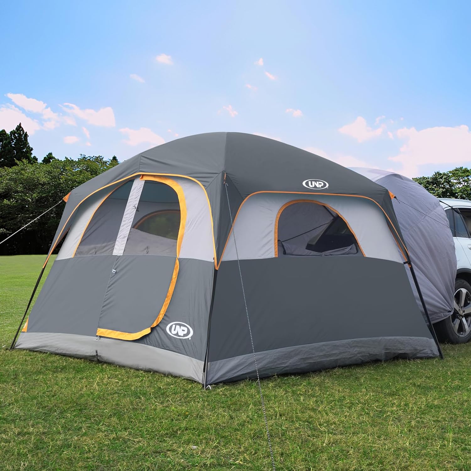 UNP SUV Tent for Camping, 6-person Car Camping Tent, SUV Tailgate Tent for Outdoor, Easy Set Up Tent with Rainfly 10’x9’x78in(H) UNP SUV Tent for Camping, 6-person Car Camping Tent, SUV Tailgate Tent for Outdoor, Easy Set Up Tent with Rainfly 10’x9’x78in(H)