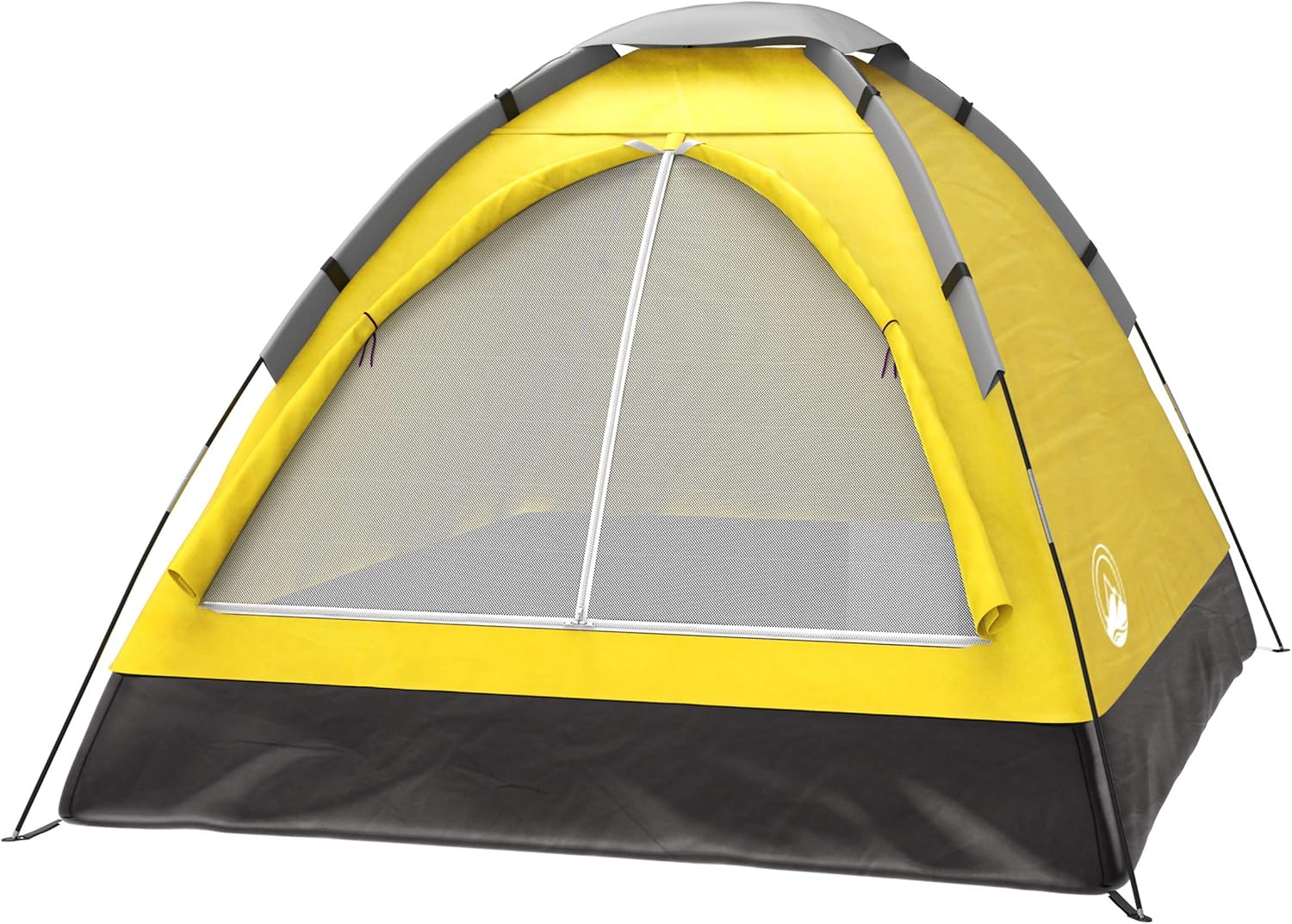 2-Person Dome Tent – Easy Set Up Shelter with Rain Fly and Carrying Bag for Camping, Beach, Hiking, and Festivals by Wakeman Outdoors (Yellow) 2-Person Dome Tent – Easy Set Up Shelter with Rain Fly and Carrying Bag for Camping, Beach, Hiking, and Festivals by Wakeman Outdoors (Yellow)