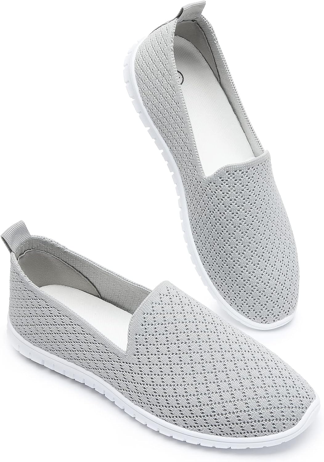 BABUDOG Women’s Mesh Flats Shoes Breathable Slip on Shoes Casual Black and White Flats Comfortable Walking Shoes BABUDOG Women’s Mesh Flats Shoes Breathable Slip on Shoes Casual Black and White Flats Comfortable Walking Shoes