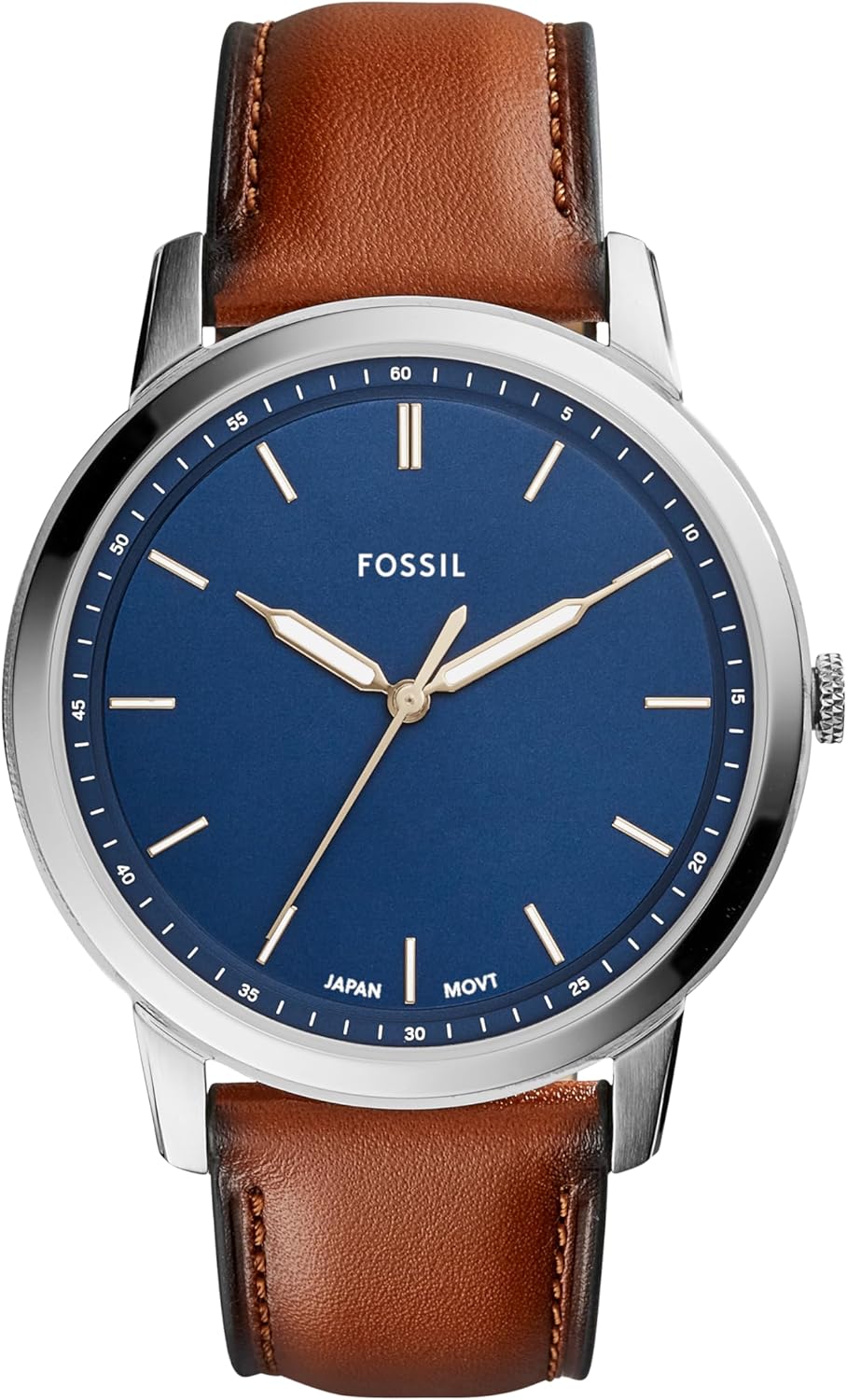 Fossil Minimalist Men’s Watch with Leather or Stainless Steel Band, Chronograph or Analog Watch Display with Slim Case Design Fossil Minimalist Men’s Watch with Leather or Stainless Steel Band, Chronograph or Analog Watch Display with Slim Case Design