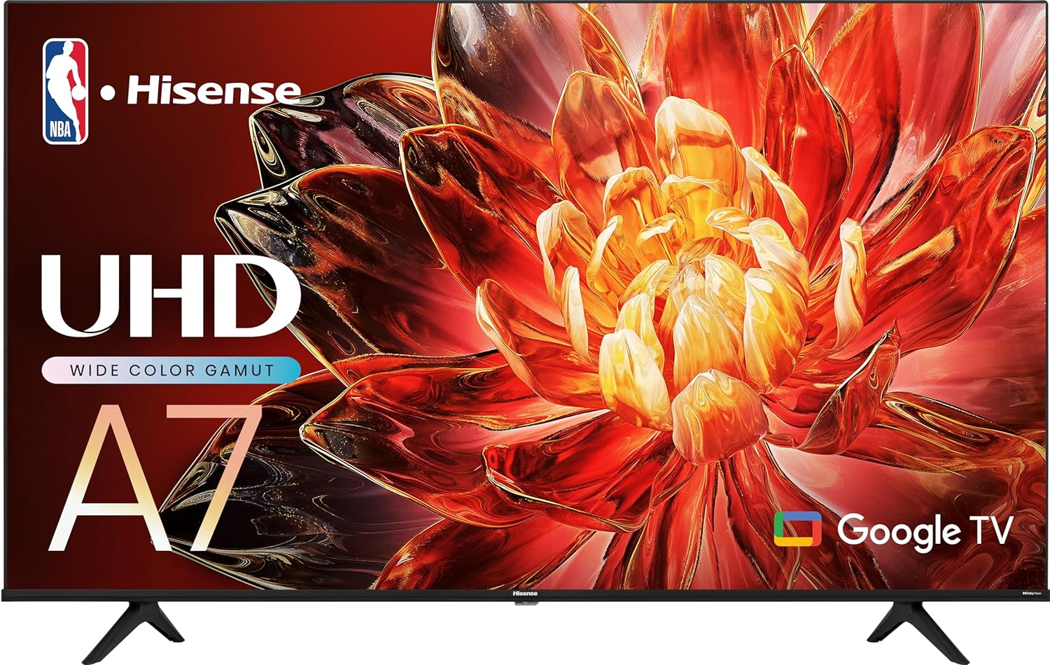 Hisense A7 Series 75-Inch Class 4K UHD Smart Google TV with Voice Remote, Game Mode Plus, Chromecast Built-in (75A7N, 2024 Model) Hisense A7 Series 75-Inch Class 4K UHD Smart Google TV with Voice Remote, Game Mode Plus, Chromecast Built-in (75A7N, 2024 Model)