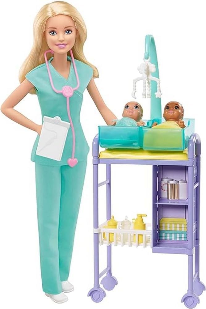Barbie Careers Doll & Playset, Baby Doctor... Barbie Careers Doll & Playset, Baby Doctor...