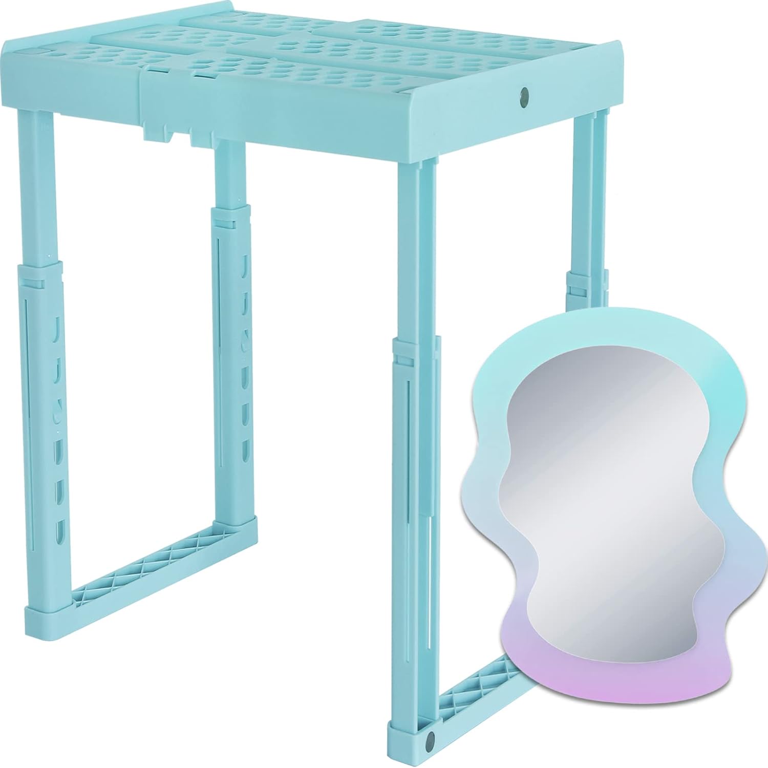 Adjustable Locker Shelf with Locker Mirror Mgnetic,... Adjustable Locker Shelf with Locker Mirror Mgnetic,...