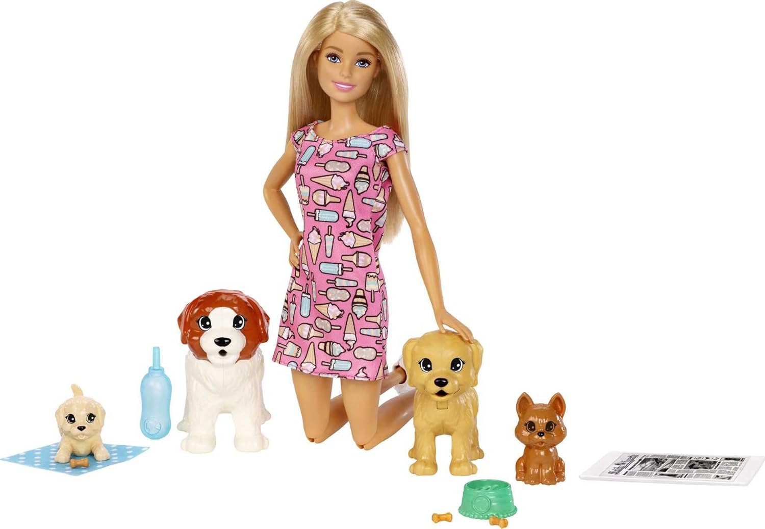 Barbie Doggy Daycare Doll & Pets Playset... Barbie Doggy Daycare Doll & Pets Playset...