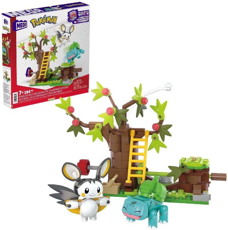 Mega Pokémon Building Toys Set Emolga and Bulbasaur’s... Mega Pokémon Building Toys Set Emolga and Bulbasaur’s...