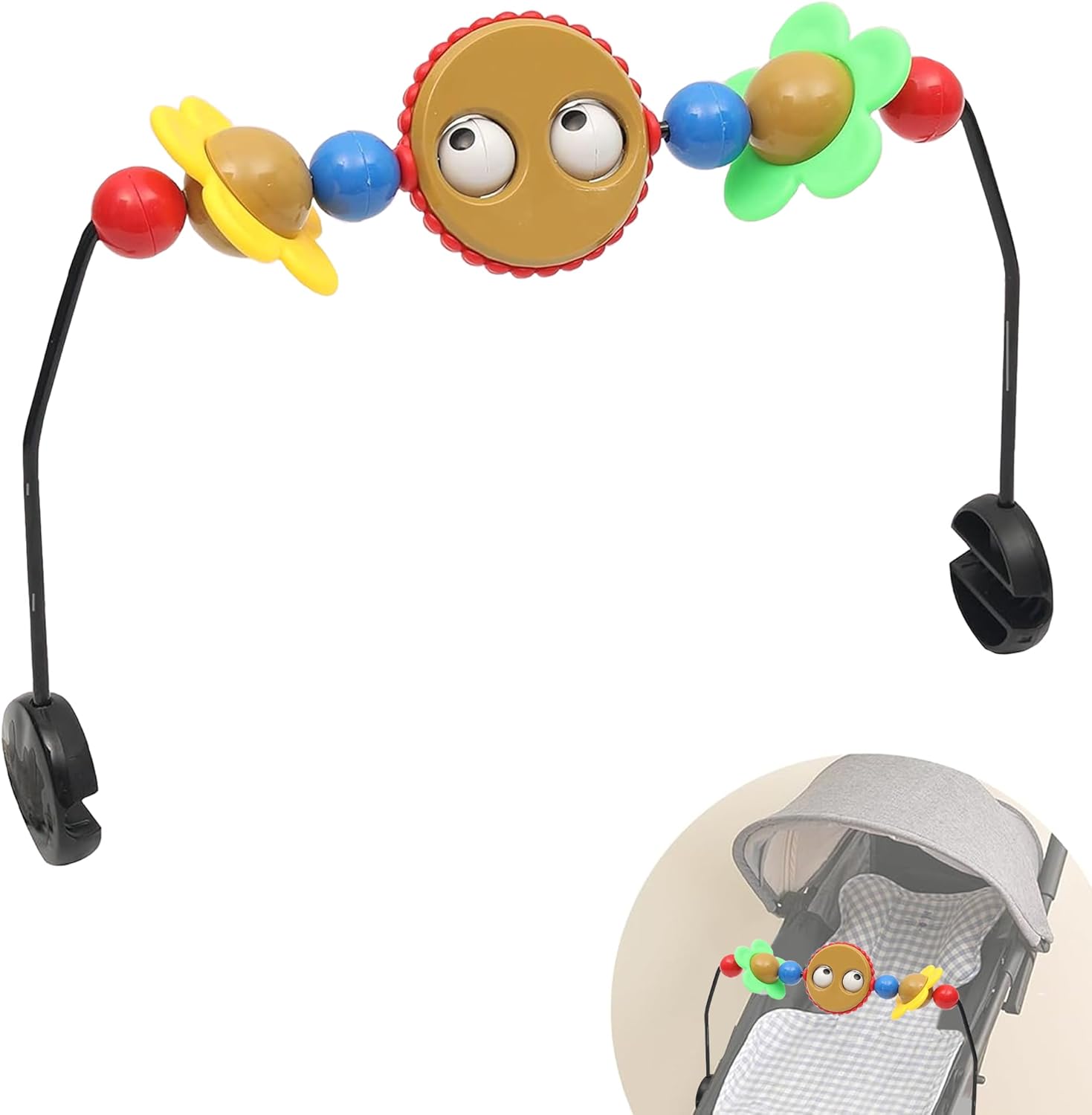 Toy Bar for Baby Bouncer – Googly Eyes Toy... Toy Bar for Baby Bouncer – Googly Eyes Toy...