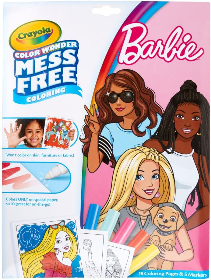 Crayola Color Wonder, Barbie Coloring Book Pages... Crayola Color Wonder, Barbie Coloring Book Pages...