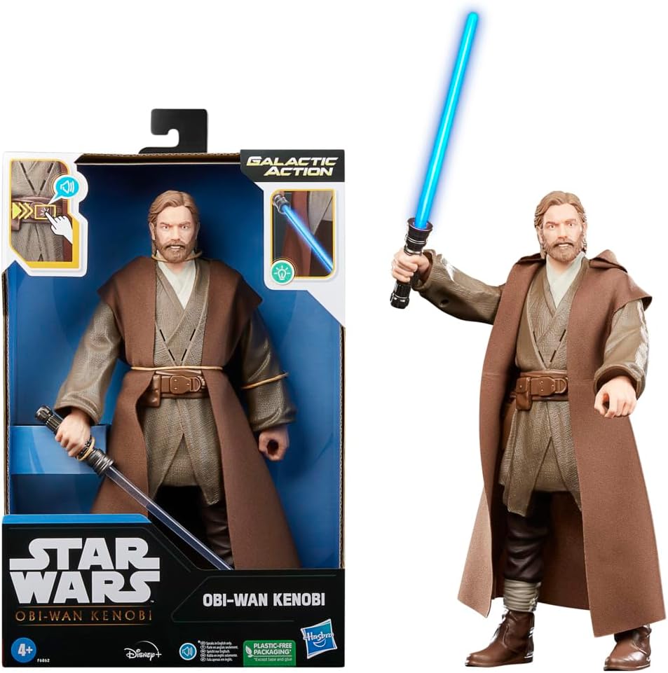 STAR WARS Galactic Action OBI-Wan Kenobi, 12-Inch-Scale... STAR WARS Galactic Action OBI-Wan Kenobi, 12-Inch-Scale...