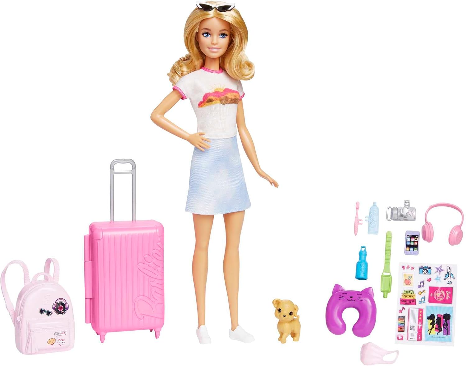 Barbie Doll & Accessories, Travel Set with... Barbie Doll & Accessories, Travel Set with...
