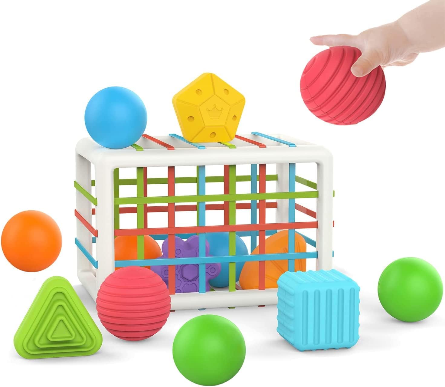 MINGKIDS Acrylonitrile Butadiene Styrene Baby Toys 12-18 Months,Baby Sensory Fine Motor Skills Developmental Toys,Gifts for 6 9 12 18 Month Age 1 2 3 4 One Two Year Old Boys Girls Kids, multicolor MINGKIDS Acrylonitrile Butadiene Styrene Baby Toys 12-18 Months,Baby Sensory Fine Motor Skills Developmental Toys,Gifts for 6 9 12 18 Month Age 1 2 3 4 One Two Year Old Boys Girls Kids, multicolor