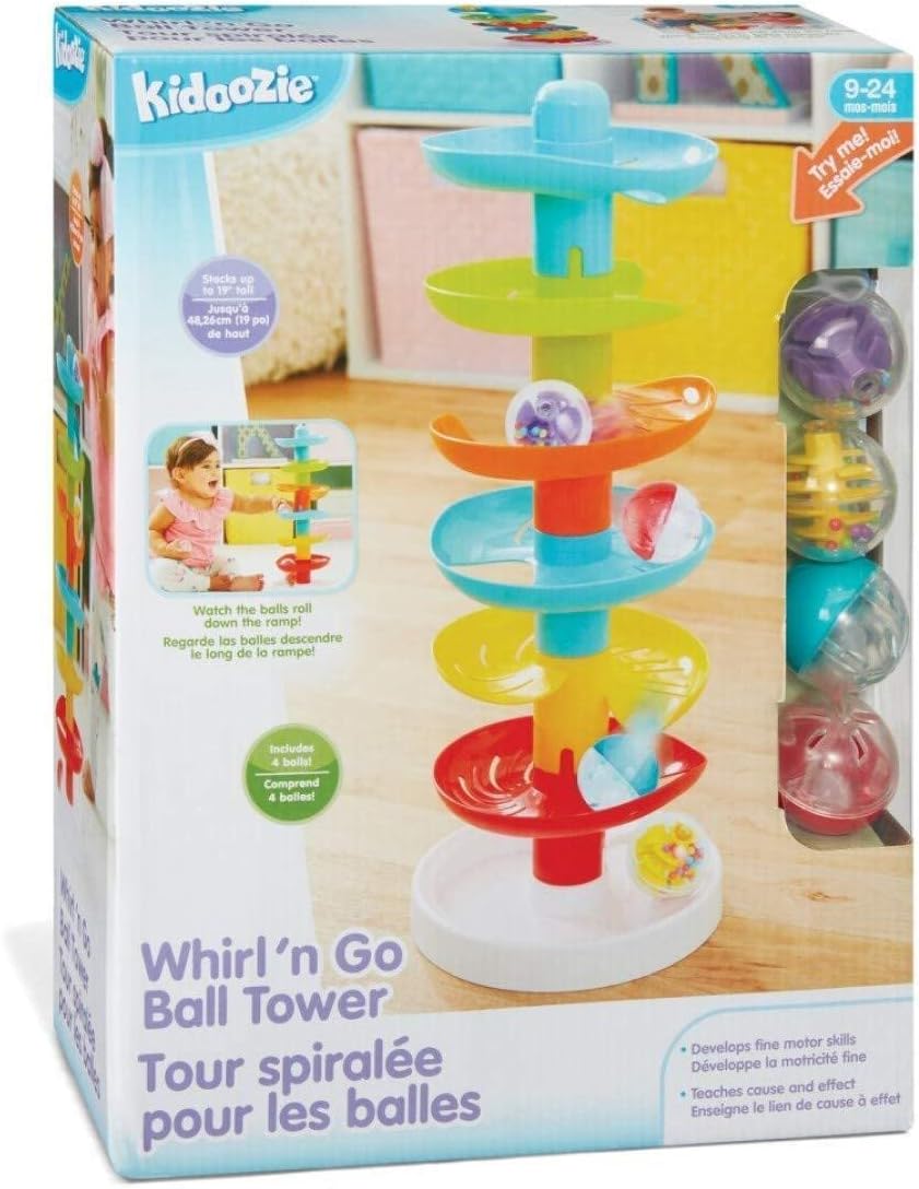 Kidoozie Ball Drop | Toddler Toy | Learning & Developmental Tower | Activity & Educational Preschool Toys & Games Kidoozie Ball Drop | Toddler Toy | Learning & Developmental Tower | Activity & Educational Preschool Toys & Games
