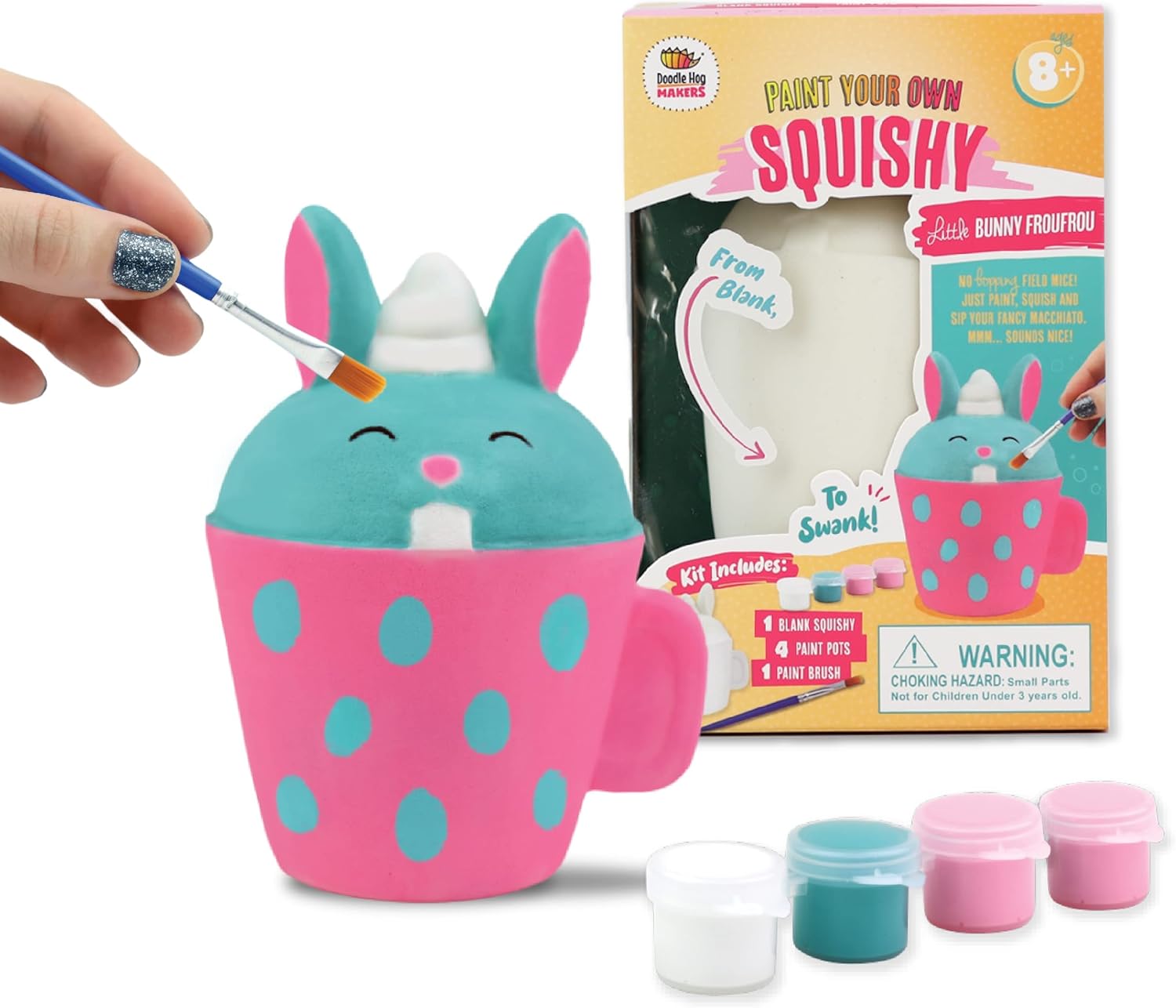 DOODLE HOG Bunny Squishy Painting Kit –... DOODLE HOG Bunny Squishy Painting Kit –...