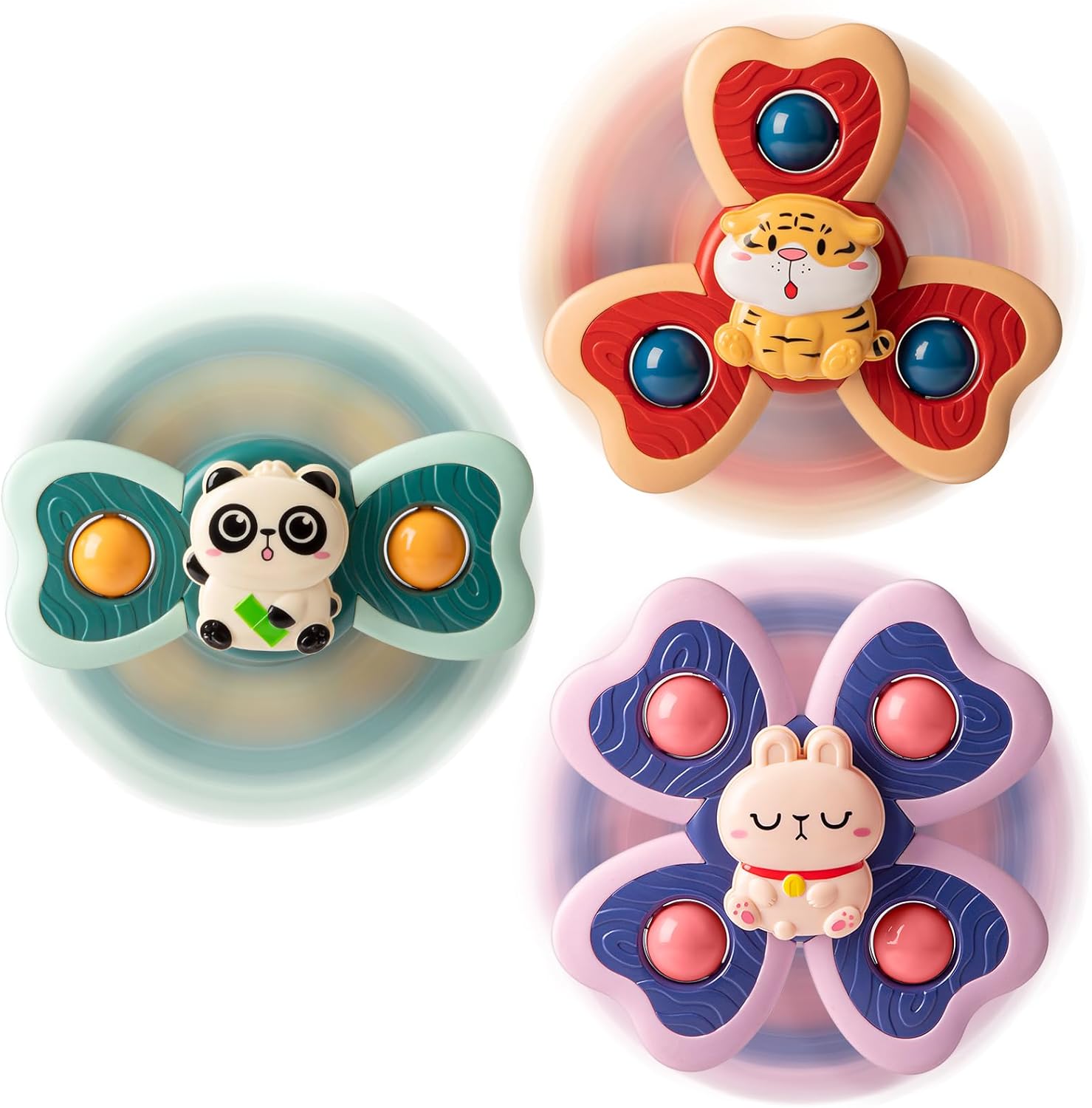TOHIBEE 3PCS Animal Suction Cup Spinner Toys for 1 2 Year Old Boys Spinning Toys Baby Toys 12-18 Months Sensory Toys for Toddlers 1-3 First Birthday Baby Gifts for 1 Year Old Girls TOHIBEE 3PCS Animal Suction Cup Spinner Toys for 1 2 Year Old Boys Spinning Toys Baby Toys 12-18 Months Sensory Toys for Toddlers 1-3 First Birthday Baby Gifts for 1 Year Old Girls