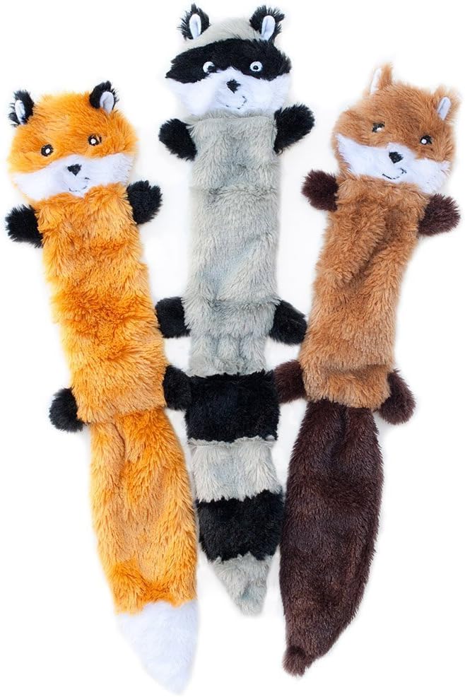 ZippyPaws Skinny Peltz – Fox, Raccoon, &... ZippyPaws Skinny Peltz – Fox, Raccoon, &...