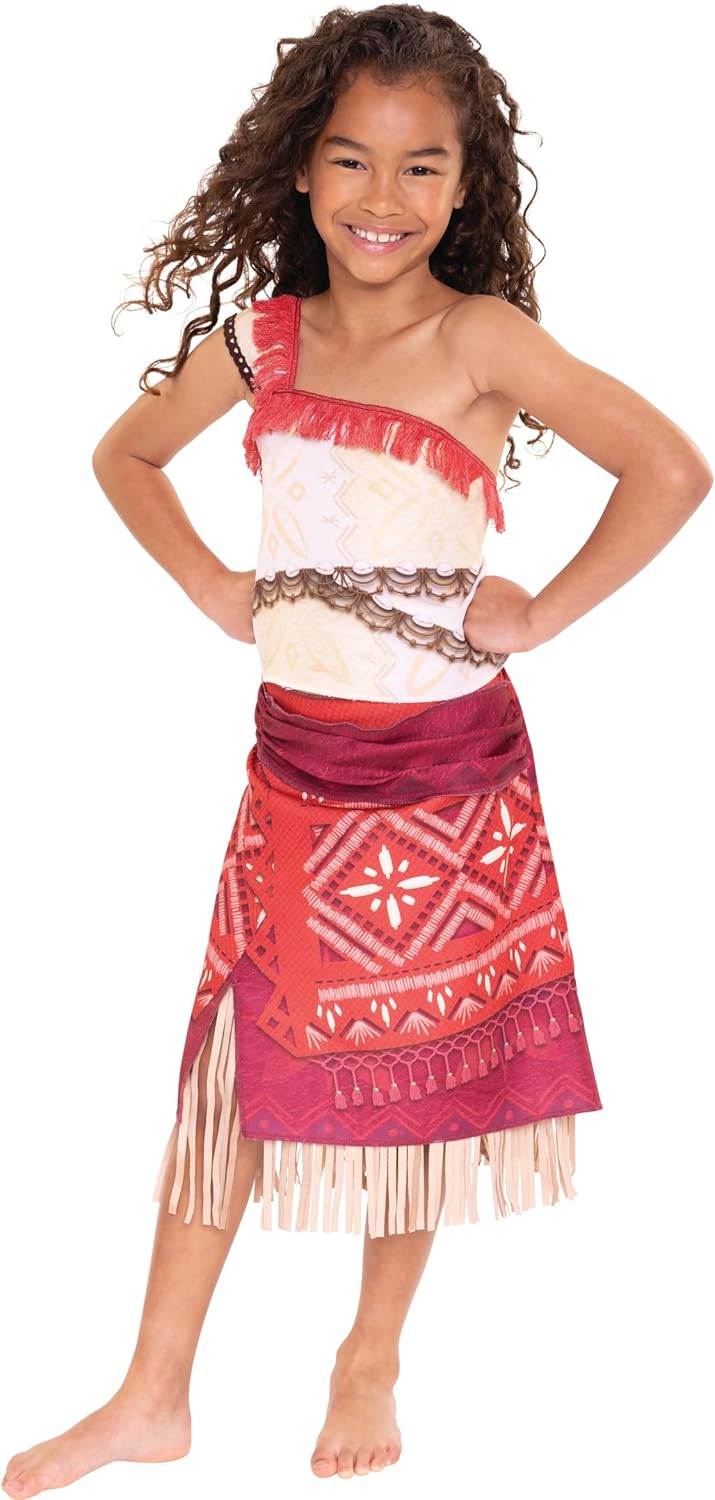 Disney Moana 2 Moana Dress Costume for Girls Adventure... Disney Moana 2 Moana Dress Costume for Girls Adventure...