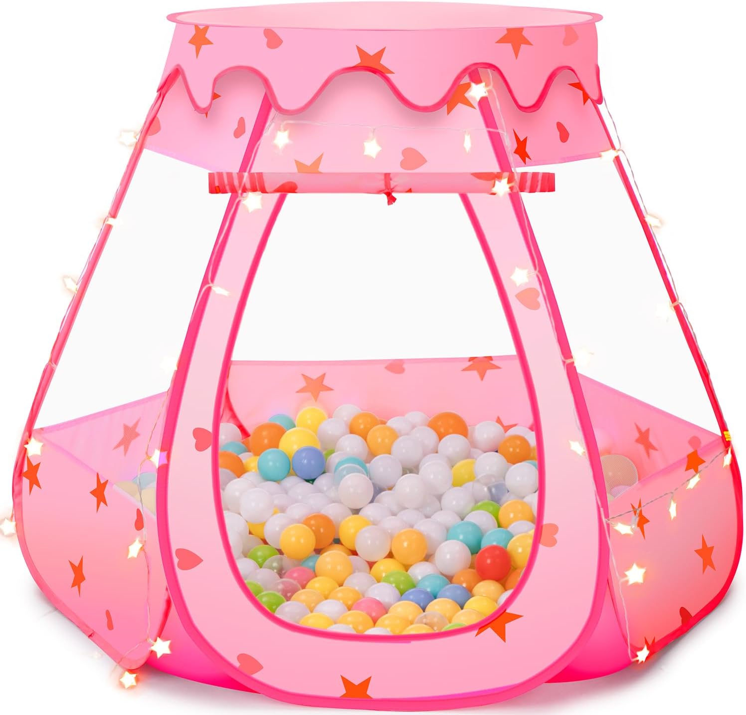 Baby Ball Pit for Toddler: with Star Lights –... Baby Ball Pit for Toddler: with Star Lights –...