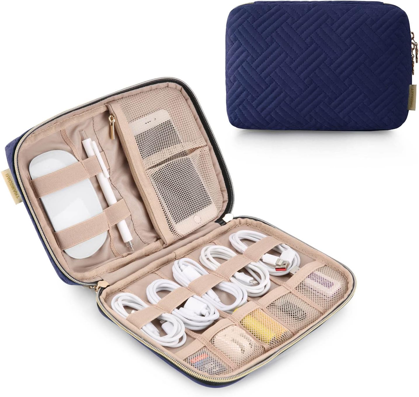 BAGSMART Electronics Organizer Travel Case, Travel... BAGSMART Electronics Organizer Travel Case, Travel...