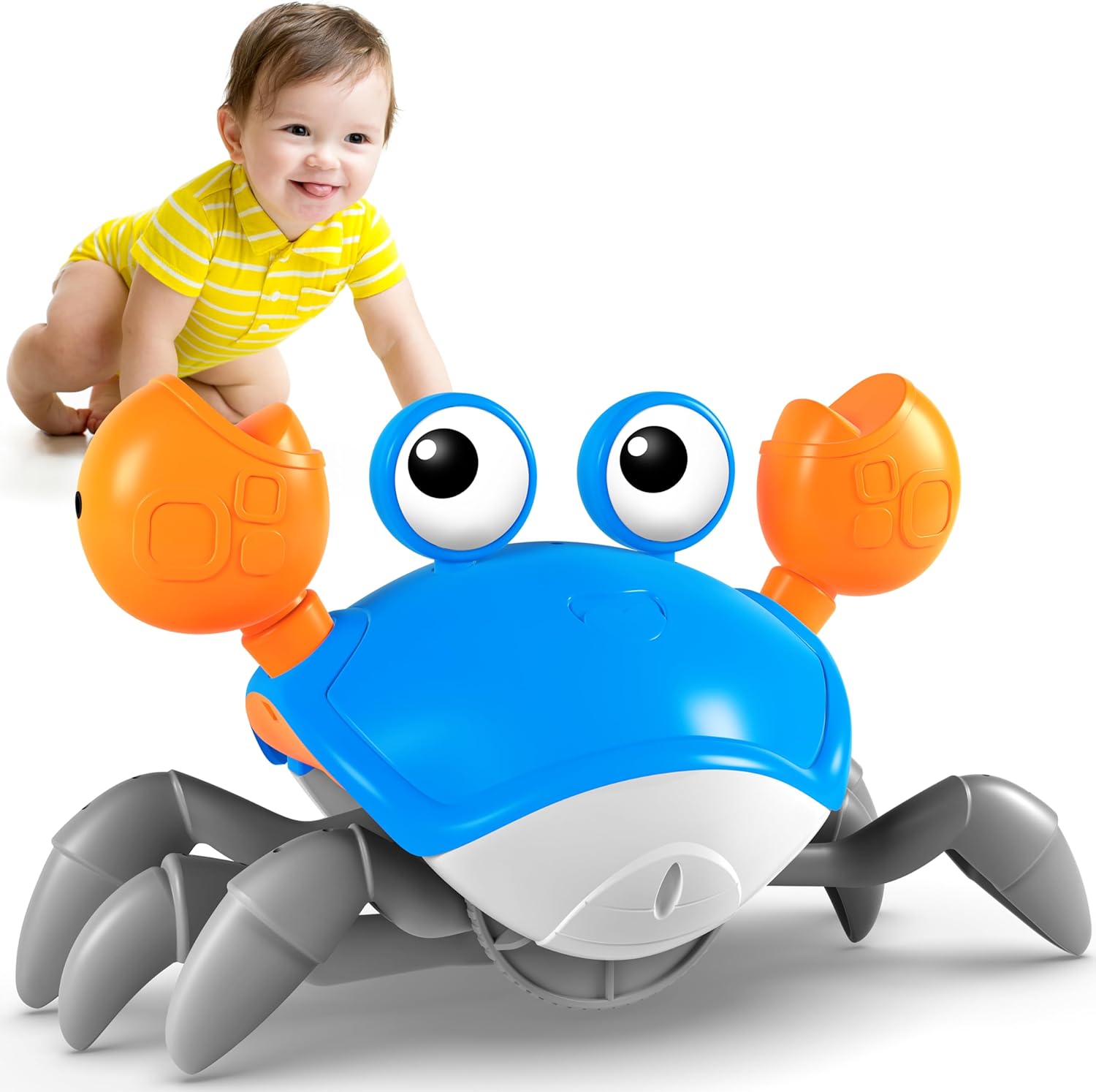 Crawling Crab Toy, Infant Tummy Time Baby Toys,... Crawling Crab Toy, Infant Tummy Time Baby Toys,...