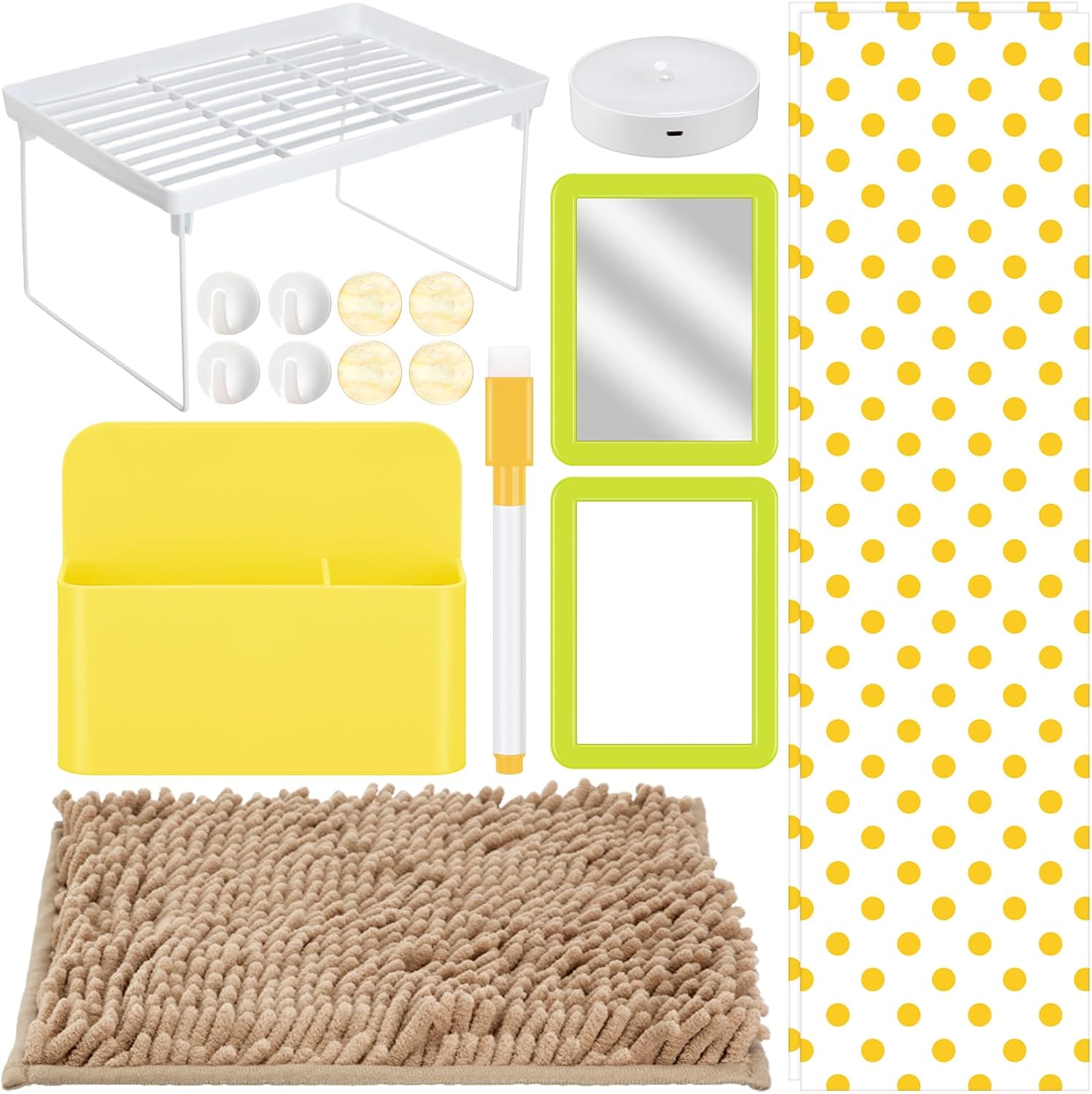Chuangdi 17 Pcs Locker Organizer and Decorating... Chuangdi 17 Pcs Locker Organizer and Decorating...