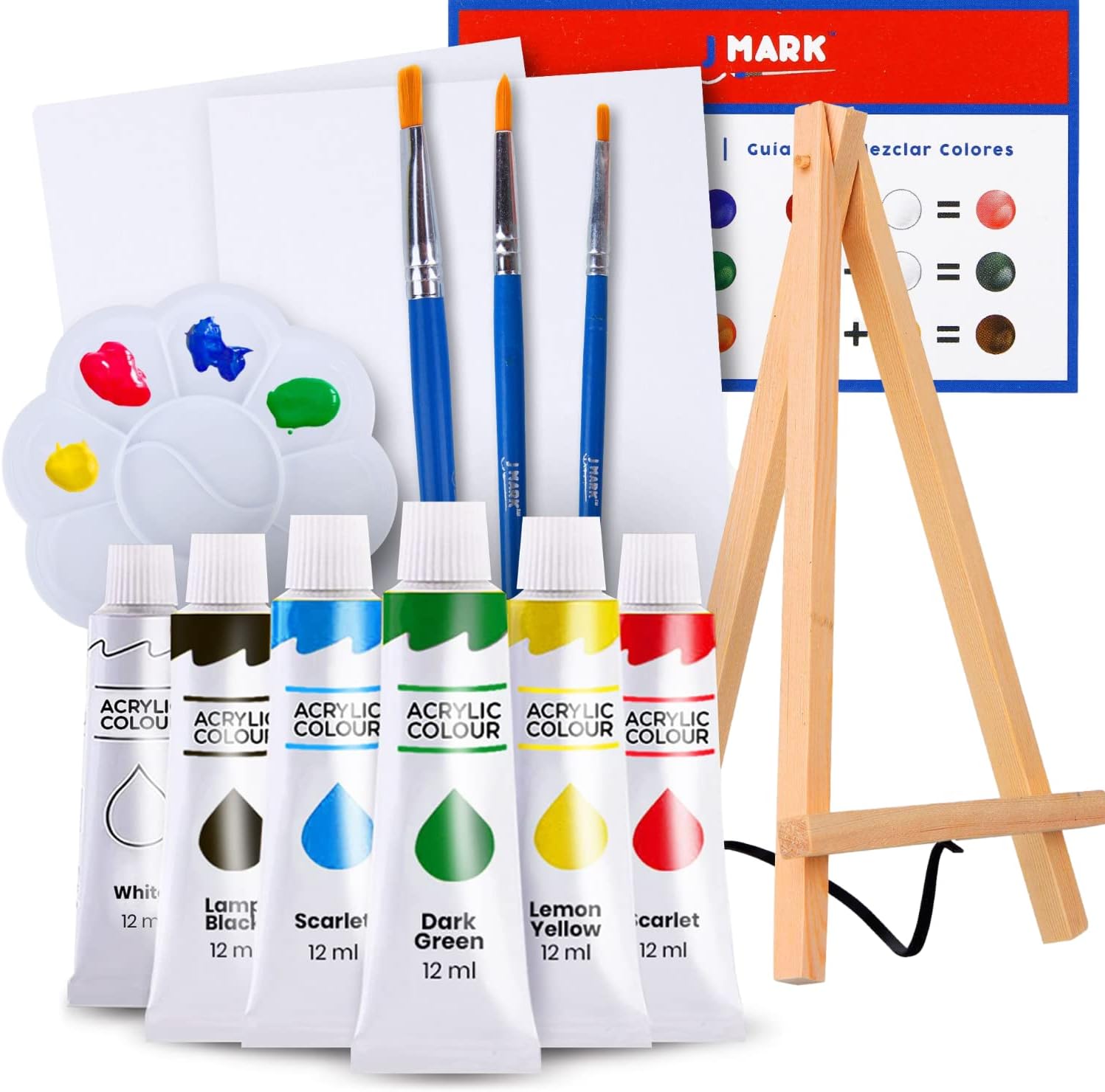 J MARK Paint Set – Mini Canvas Acrylic Painting... J MARK Paint Set – Mini Canvas Acrylic Painting...