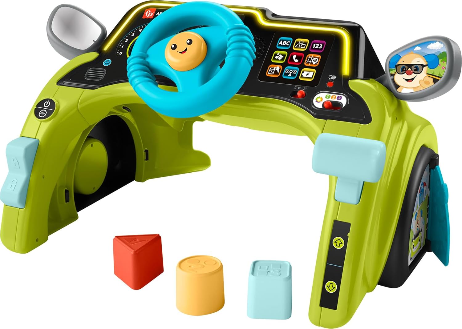 Fisher-Price Baby & Toddler Learning Toy Laugh & Learn Sit & Steer Driver Car Activity Center with Smart Stages for Ages 6+ Months Fisher-Price Baby & Toddler Learning Toy Laugh & Learn Sit & Steer Driver Car Activity Center with Smart Stages for Ages 6+ Months