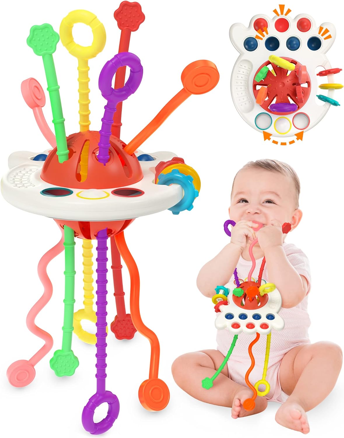 Yetonamr Baby Sensory Montessori Toy for 6-12-18... Yetonamr Baby Sensory Montessori Toy for 6-12-18...
