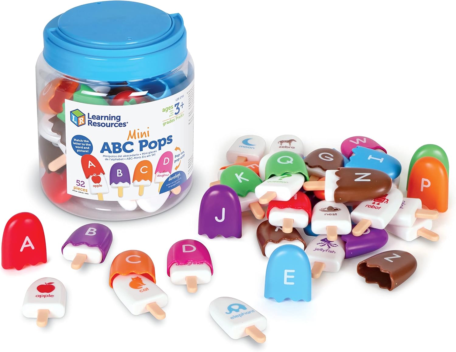 Learning Resources Mini ABC Pops – Educational... Learning Resources Mini ABC Pops – Educational...