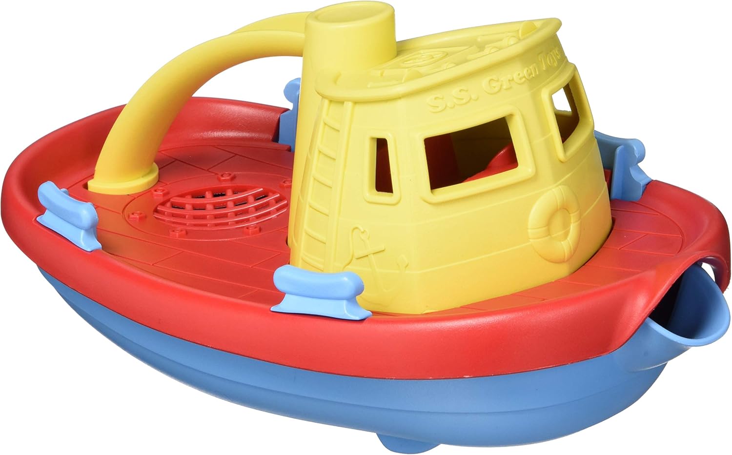 Green Toys Tugboat, Assorted CB – Pretend... Green Toys Tugboat, Assorted CB – Pretend...