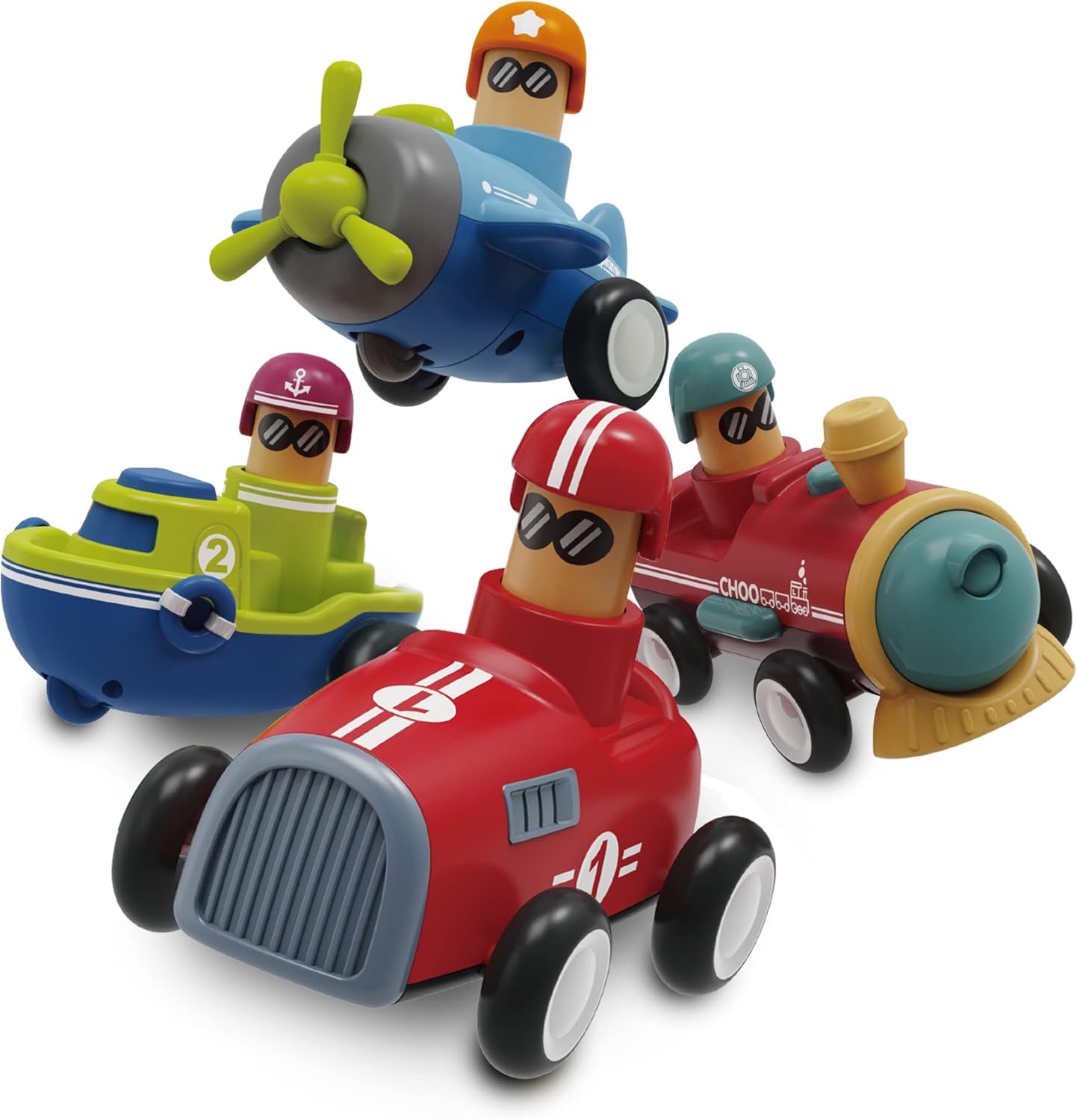 LiKee Toy Cars for Toddlers 1 2 3 4 Years Old... LiKee Toy Cars for Toddlers 1 2 3 4 Years Old...