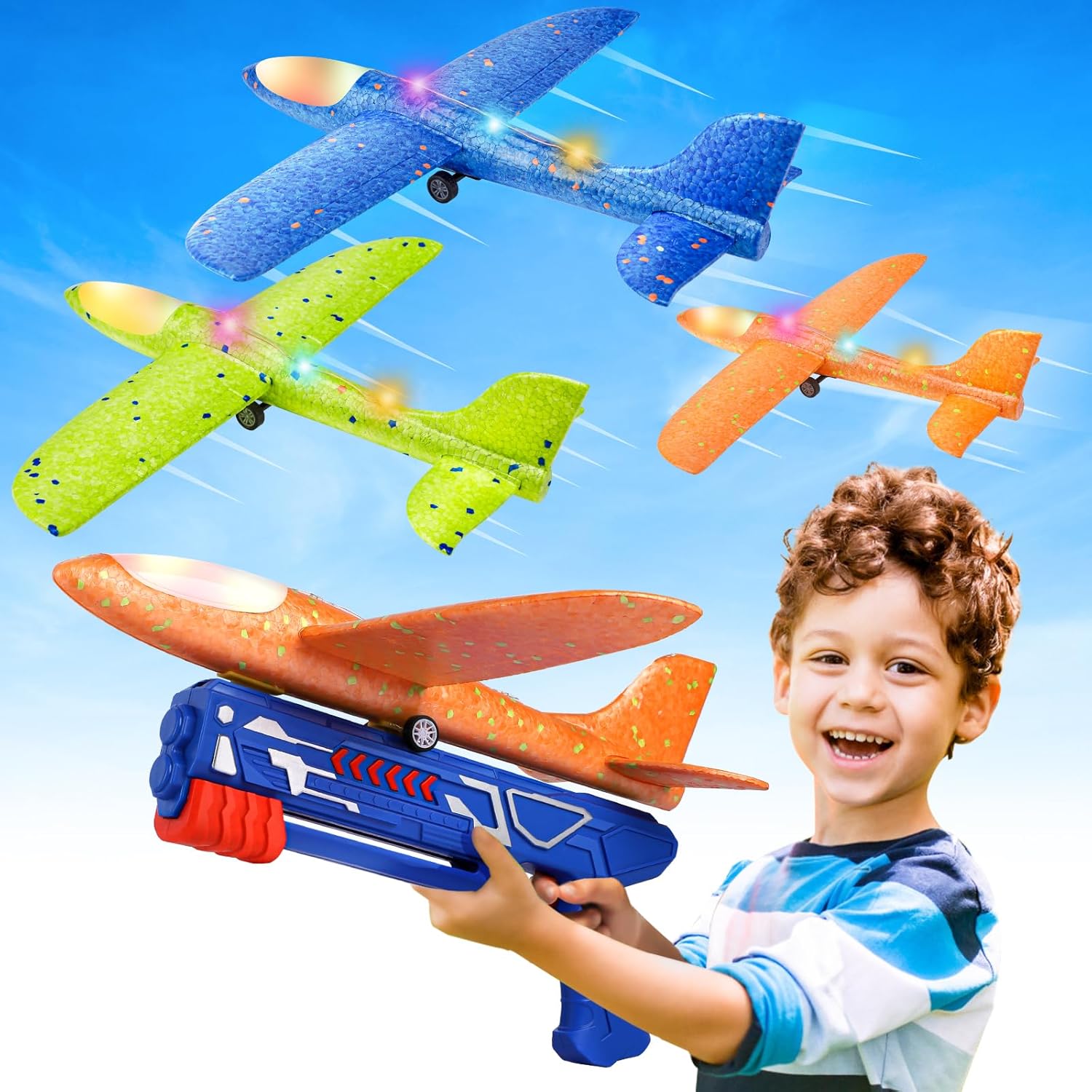 Fuwidvia 3 Pack Airplane Launcher Toys, 13.2”... Fuwidvia 3 Pack Airplane Launcher Toys, 13.2”...