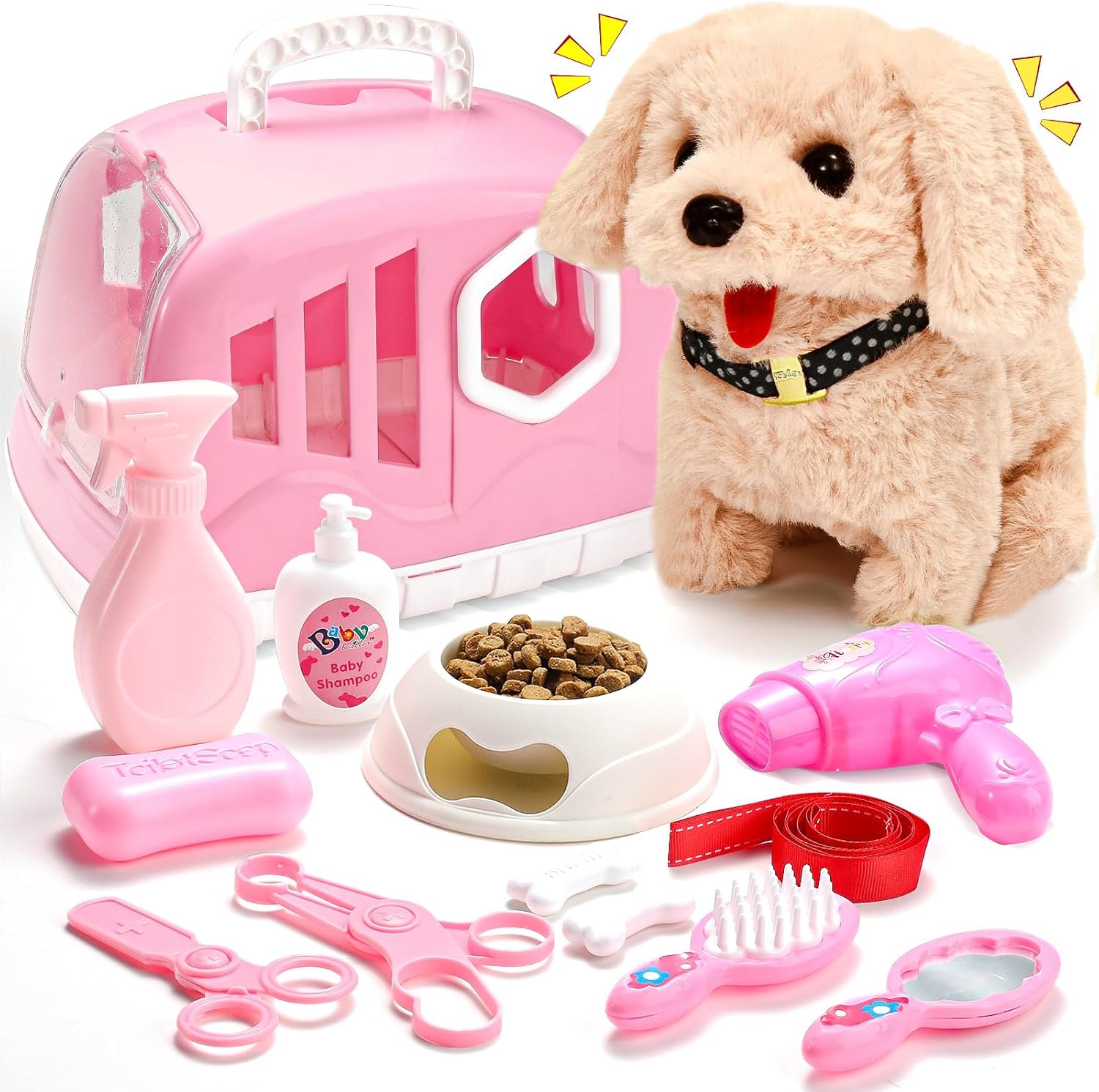 14PCS Dog Toys for Kids, Walking Barking Electronic... 14PCS Dog Toys for Kids, Walking Barking Electronic...