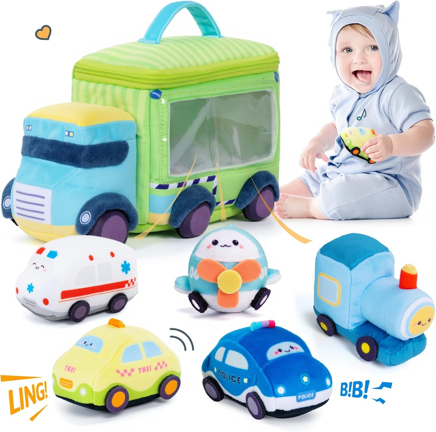 OUOZZZ Baby Boy Toys 6-12 Months – Soft... OUOZZZ Baby Boy Toys 6-12 Months – Soft...