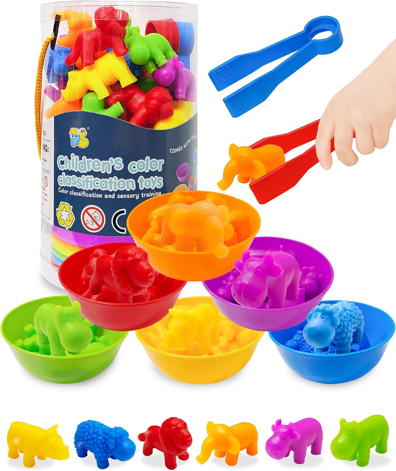 Yetonamr Counting Animal Montessori Toys for 3... Yetonamr Counting Animal Montessori Toys for 3...