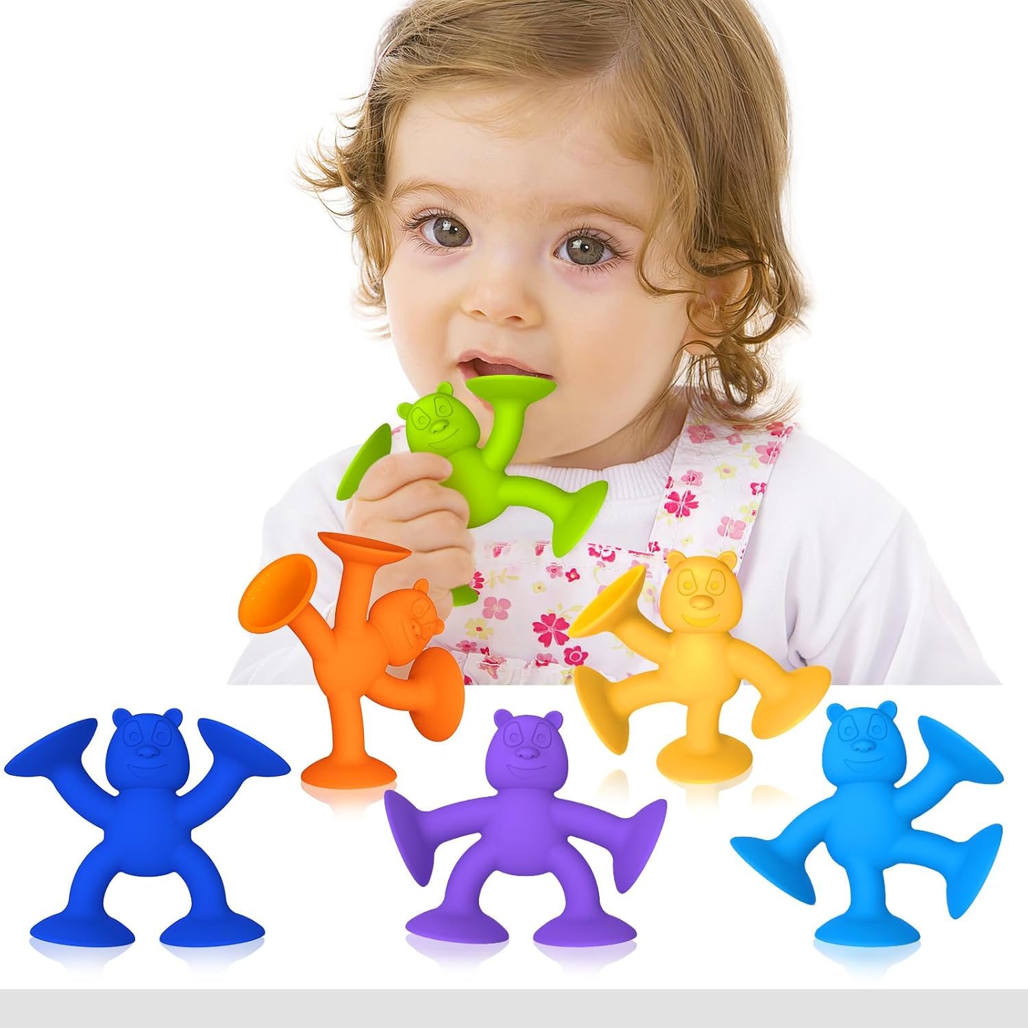 Baby Bath Toys Suction Cup Toys for Kids No Hole... Baby Bath Toys Suction Cup Toys for Kids No Hole...