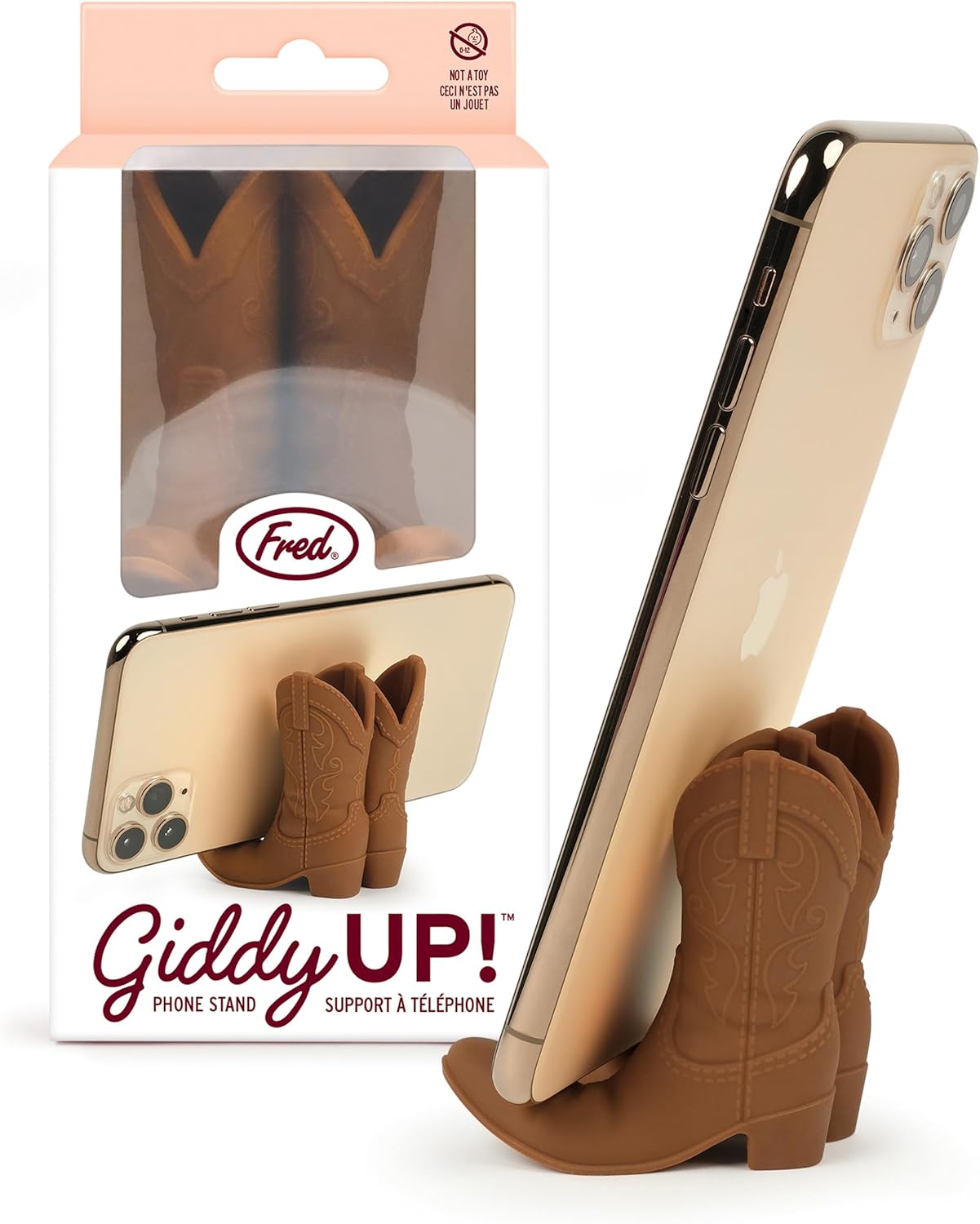 Genuine Fred Giddy UP Phone Stand, Brown, Cowboy... Genuine Fred Giddy UP Phone Stand, Brown, Cowboy...