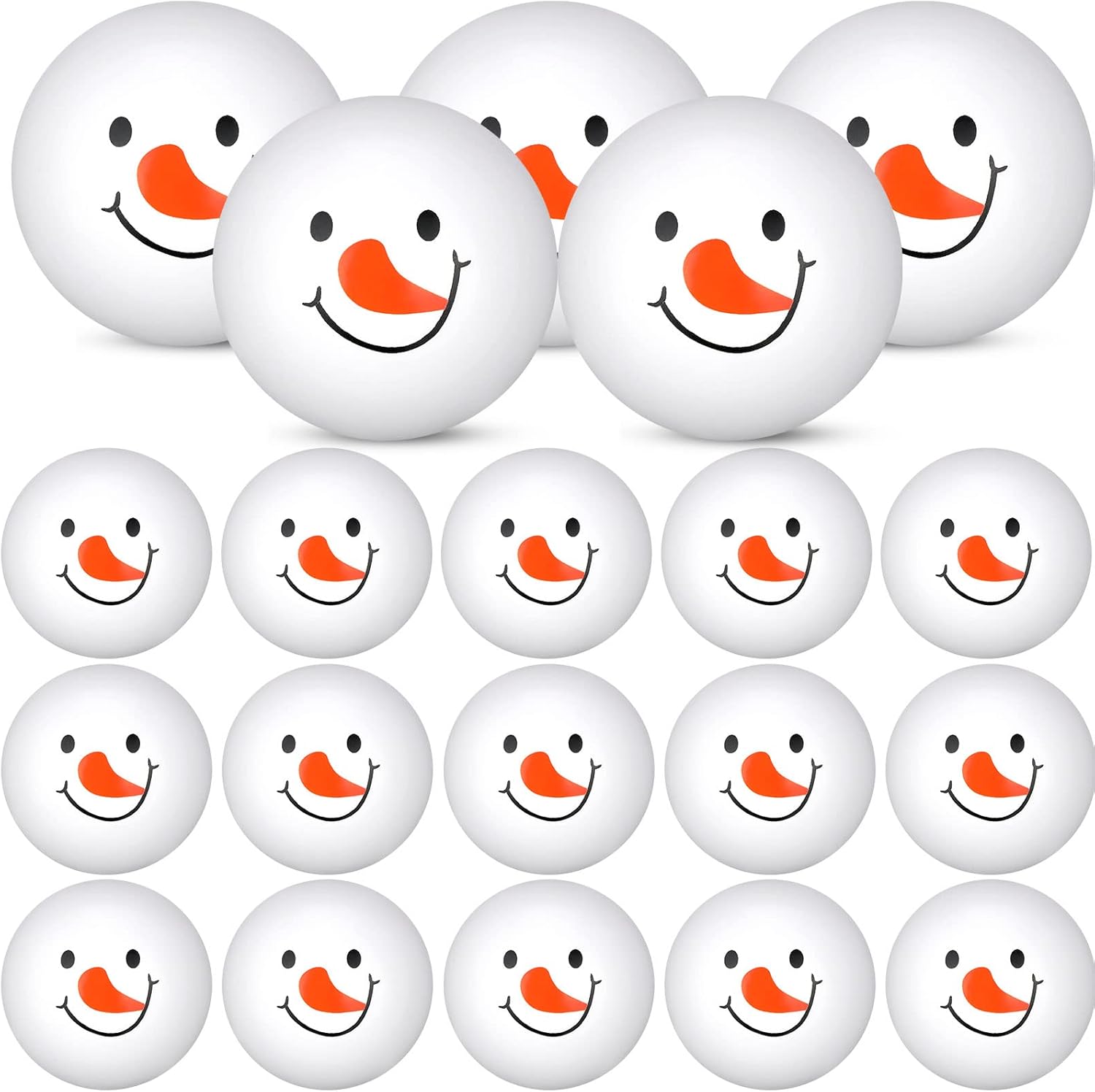 20 Pcs Snowman Stress Ball Snowmen Stress Toys... 20 Pcs Snowman Stress Ball Snowmen Stress Toys...