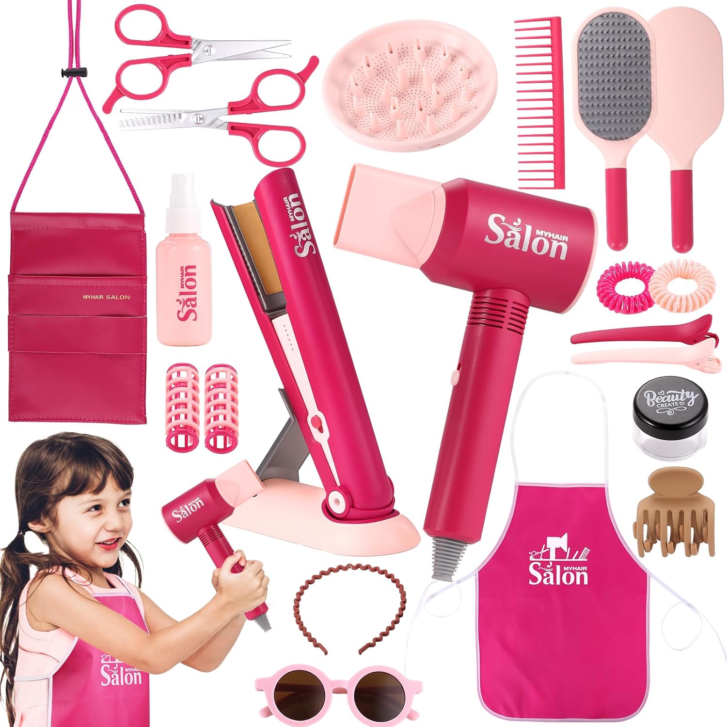 GAGAKU Pretend Hair Salon Toys for Girls,Pretend... GAGAKU Pretend Hair Salon Toys for Girls,Pretend...