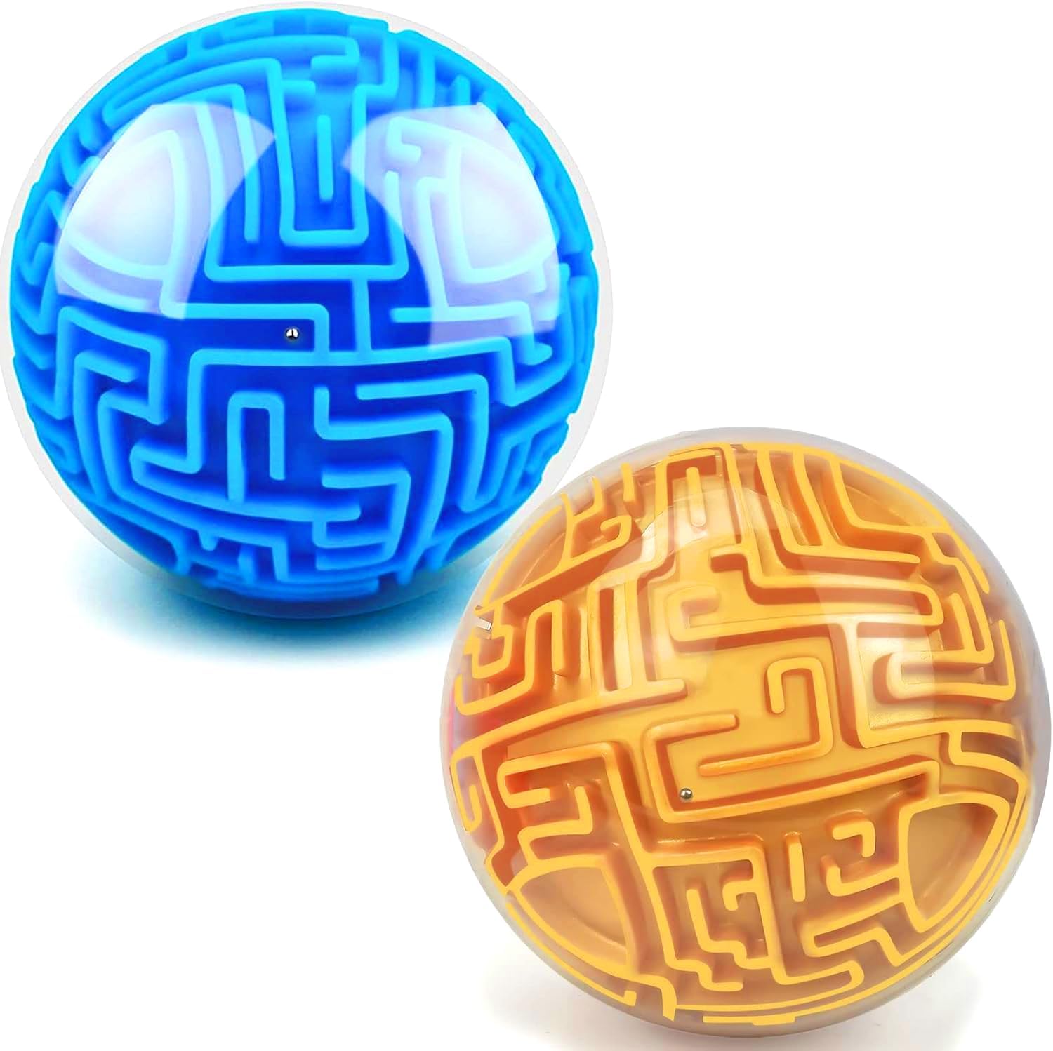 2 Pack 3D Puzzle Maze Ball Magic Brain Teasers... 2 Pack 3D Puzzle Maze Ball Magic Brain Teasers...