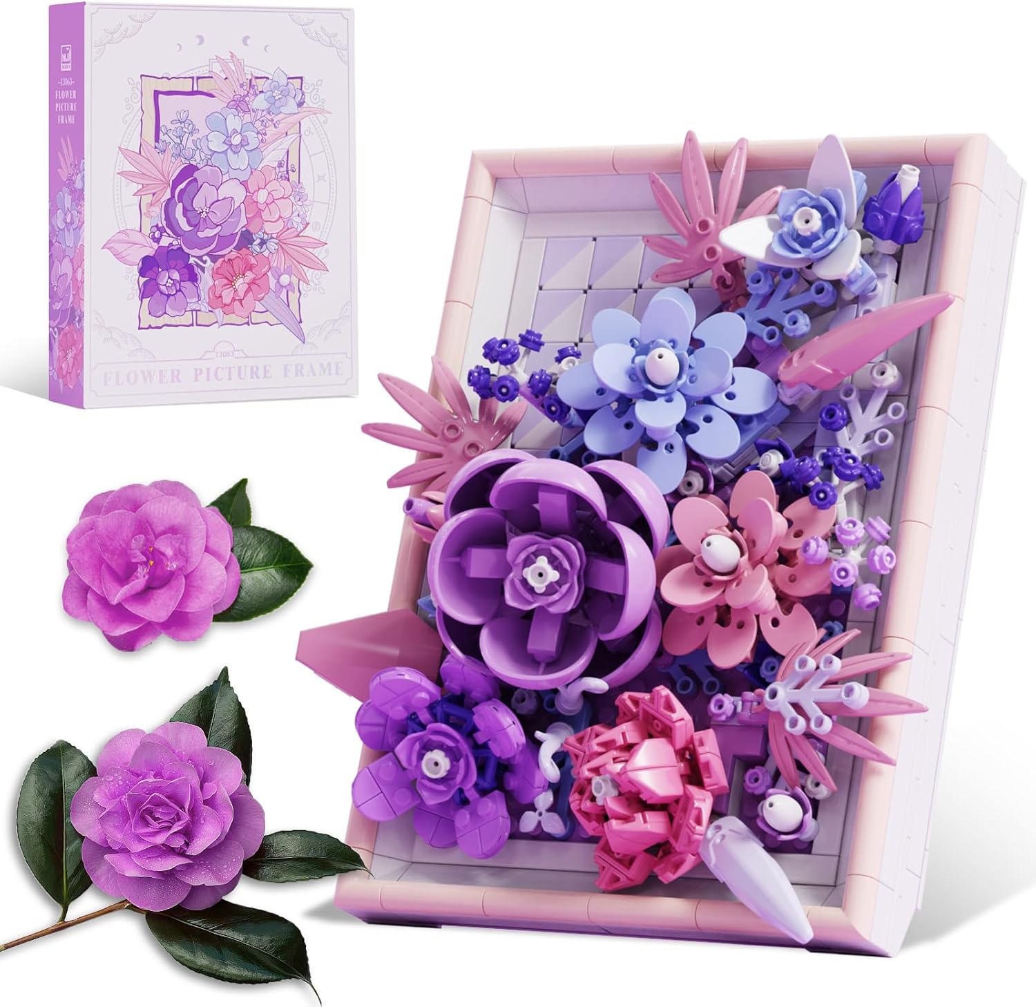 Flowers Building Set for Adults, Compatible with... Flowers Building Set for Adults, Compatible with...