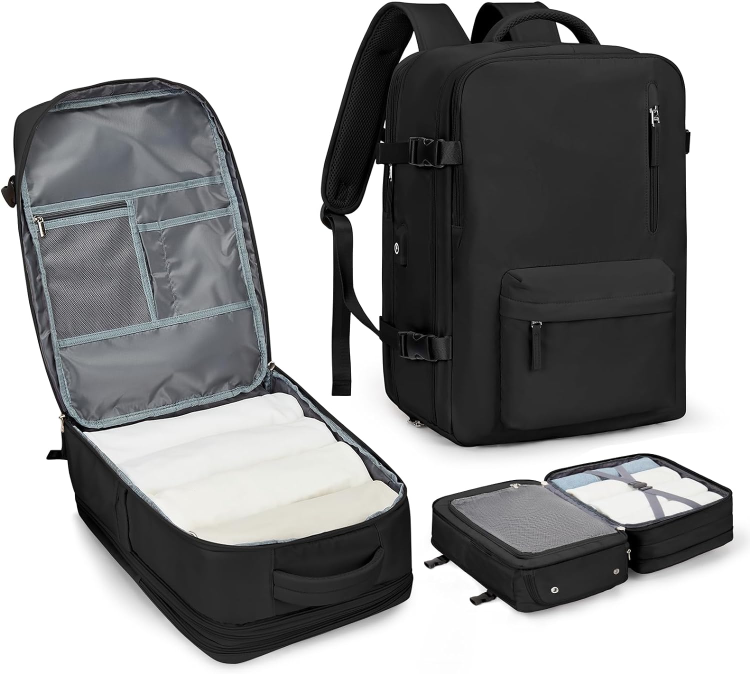 WONHOX Large Travel Backpack Carry on Flight Approved... WONHOX Large Travel Backpack Carry on Flight Approved...