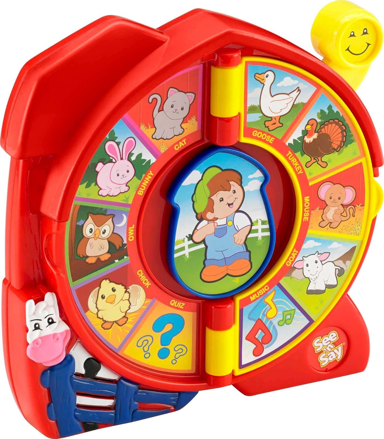 Fisher-Price Little People Toddler Toy See ‘n Say The Farmer Says, Learning Game with Music & Sounds for Kids Ages 18+ Months Fisher-Price Little People Toddler Toy See ‘n Say The Farmer Says, Learning Game with Music & Sounds for Kids Ages 18+ Months
