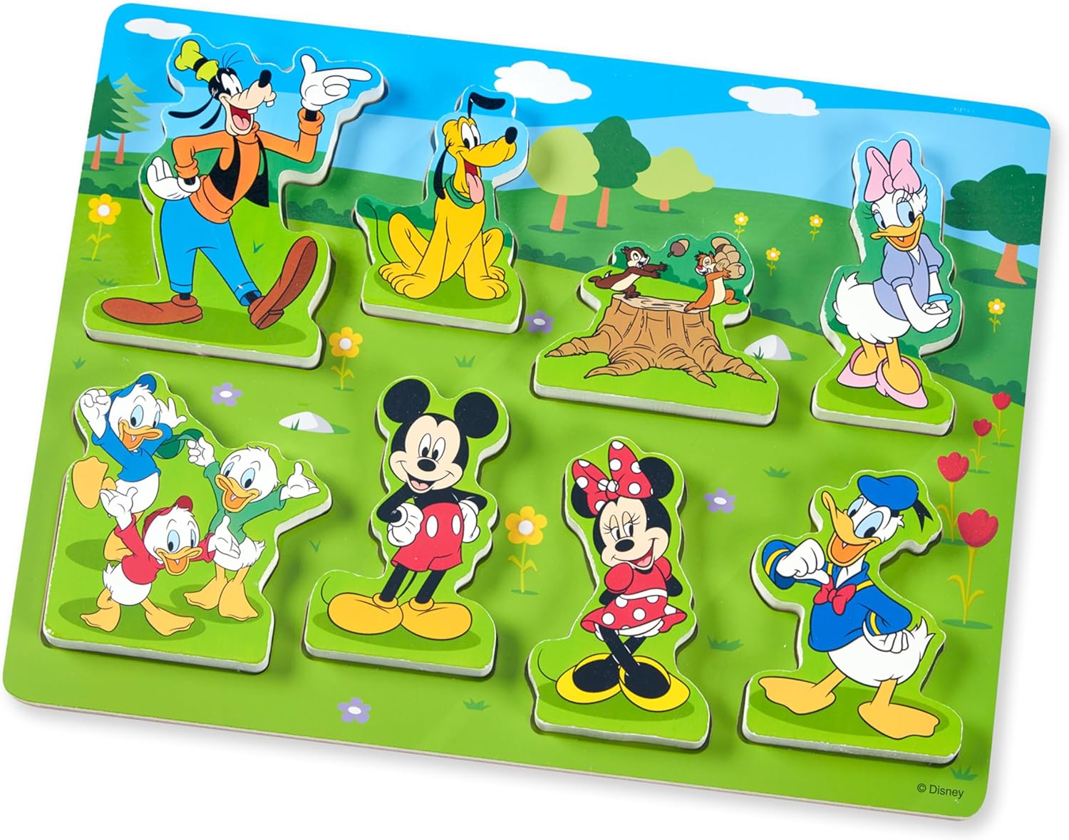 Melissa & Doug Disney Mickey Mouse Wooden Chunky Puzzle (8 pcs) – Disney Characters Wooden Puzzle, Mickey Mouse Puzzle For Toddlers And Kids Ages 2+ Melissa & Doug Disney Mickey Mouse Wooden Chunky Puzzle (8 pcs) – Disney Characters Wooden Puzzle, Mickey Mouse Puzzle For Toddlers And Kids Ages 2+