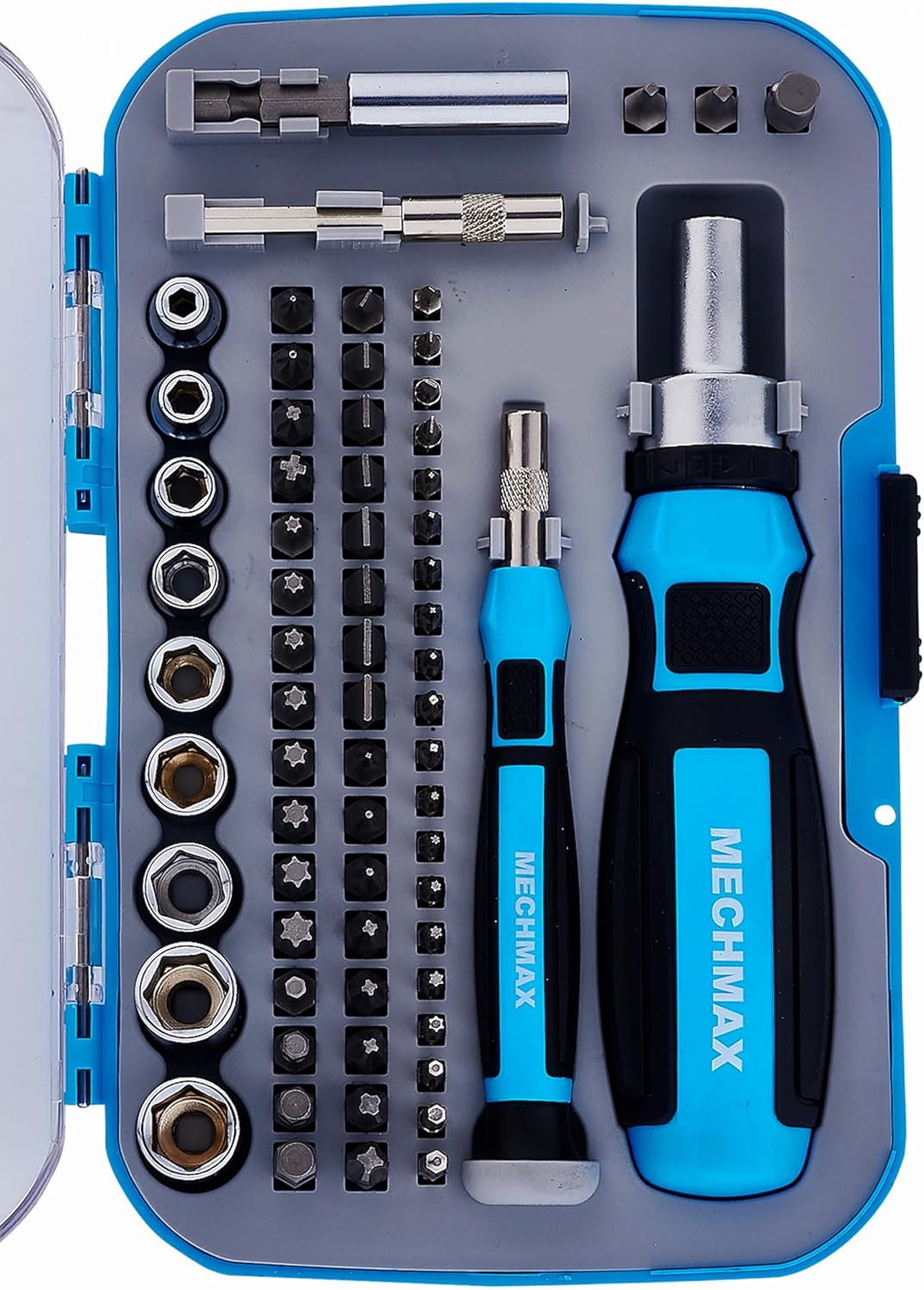 68 Piece MECHMAX Ratcheting Screwdriver Bits &... 68 Piece MECHMAX Ratcheting Screwdriver Bits &...