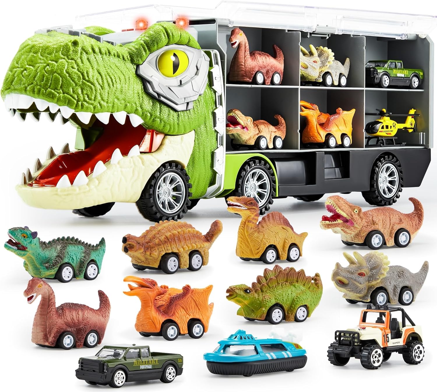 JOYIN 13 in 1 Dinosaur Toys for Kids 3-5, Dinosaur... JOYIN 13 in 1 Dinosaur Toys for Kids 3-5, Dinosaur...