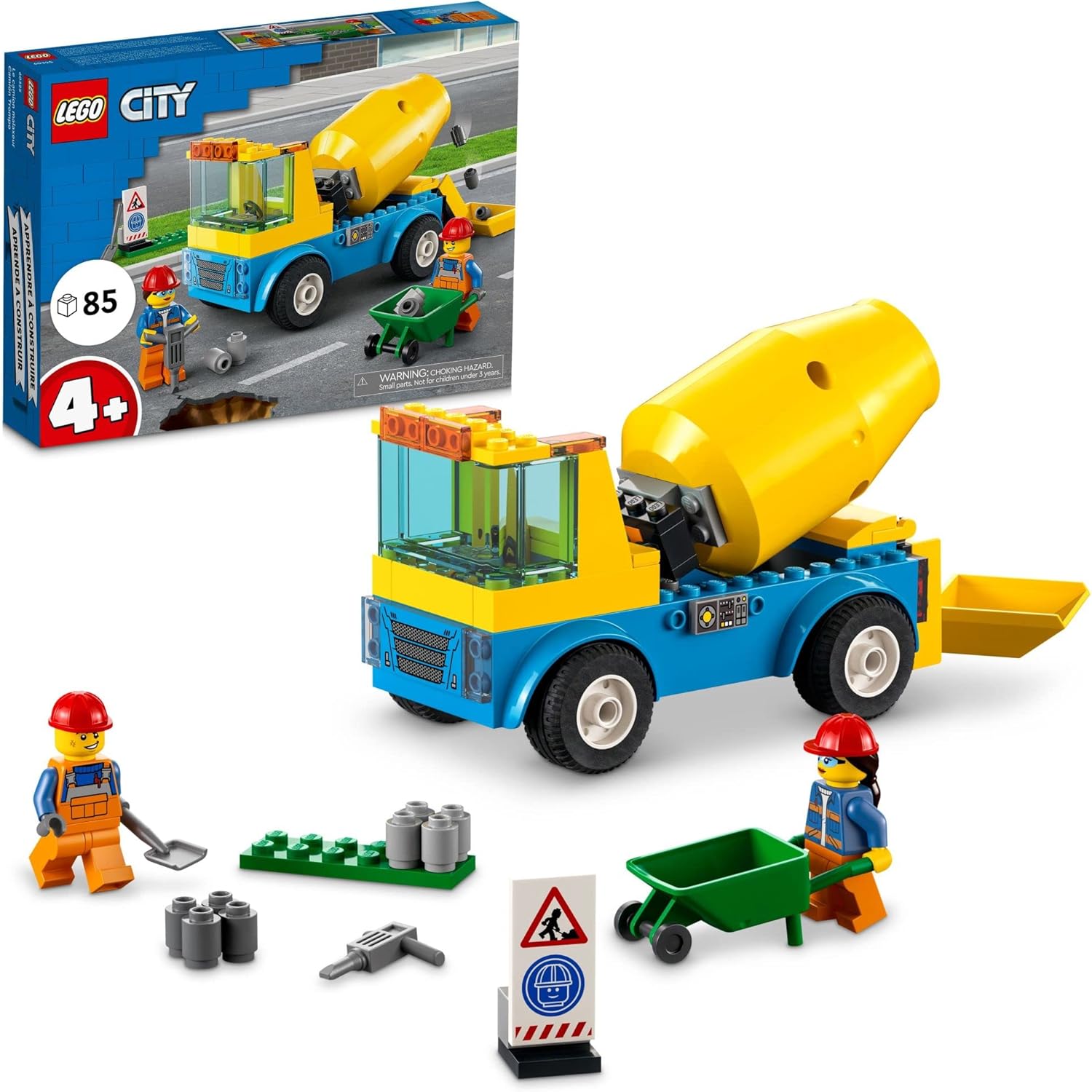 LEGO City Great Vehicles Cement Mixer Truck 60325... LEGO City Great Vehicles Cement Mixer Truck 60325...